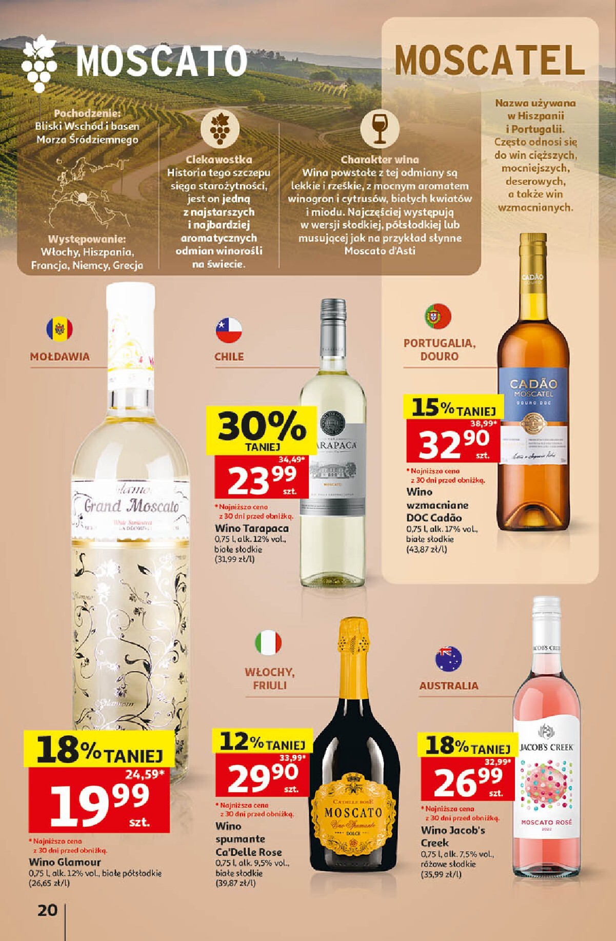 auchan - Aktualna gazetka Hipermarket Auchan - Wino ważna od 05.10.2026 do 31.10.2026 - page: 20