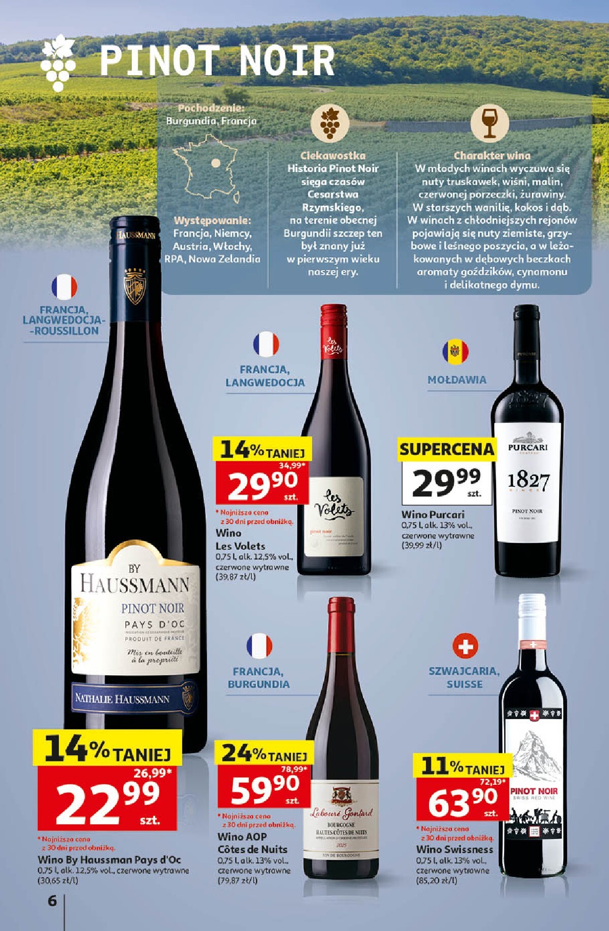 auchan - Aktualna gazetka Hipermarket Auchan - Wino ważna od 05.10.2026 do 31.10.2026 - page: 6