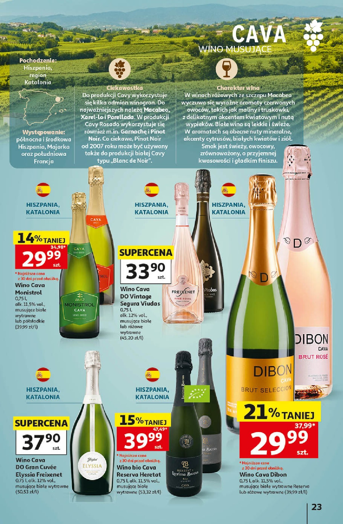auchan - Aktualna gazetka Hipermarket Auchan - Wino ważna od 05.10.2026 do 31.10.2026 - page: 23