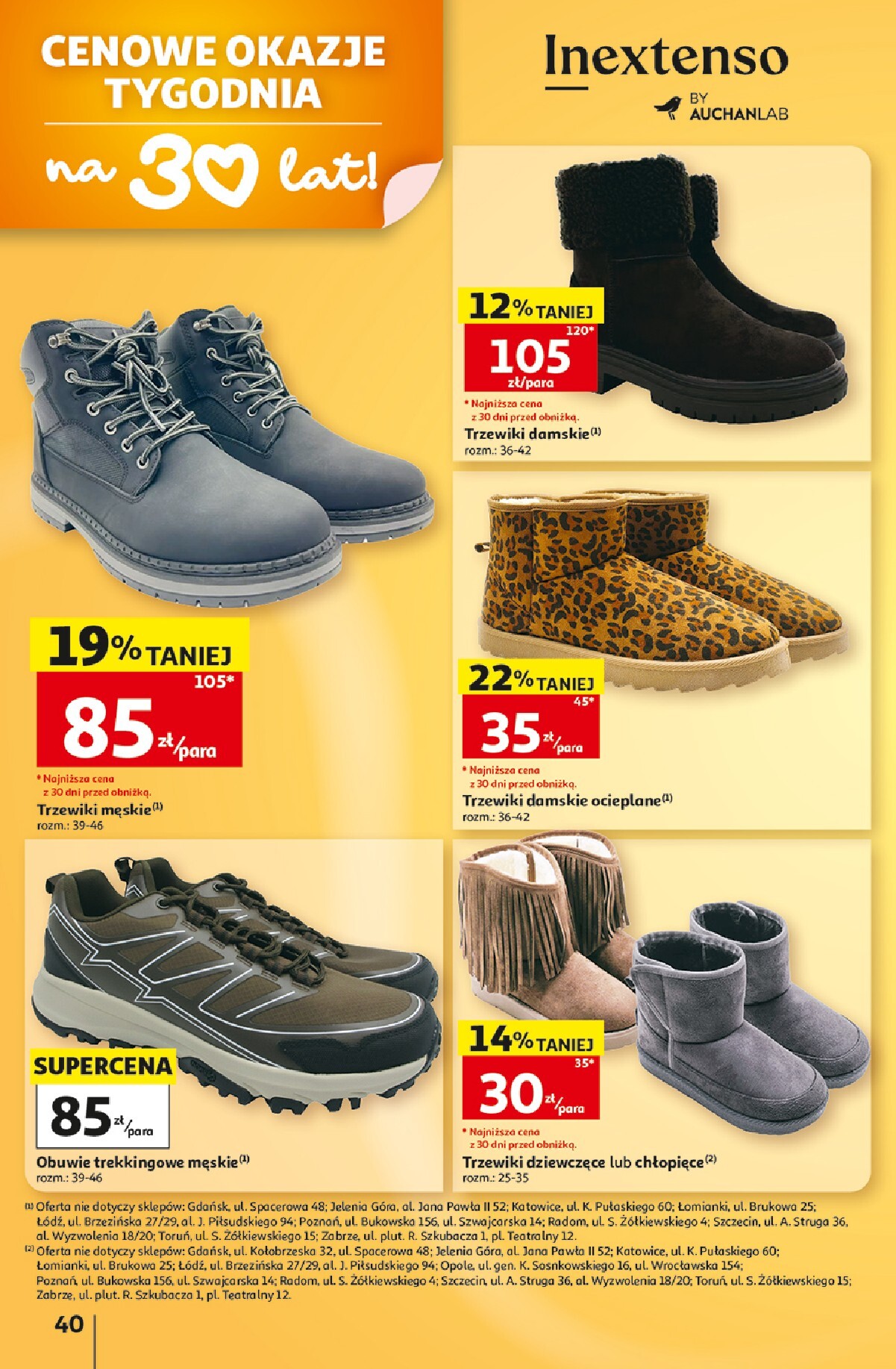 auchan - Nowa gazetka Hipermarket Auchan ważna od 15.10.2026 do 21.10.2026 - page: 40