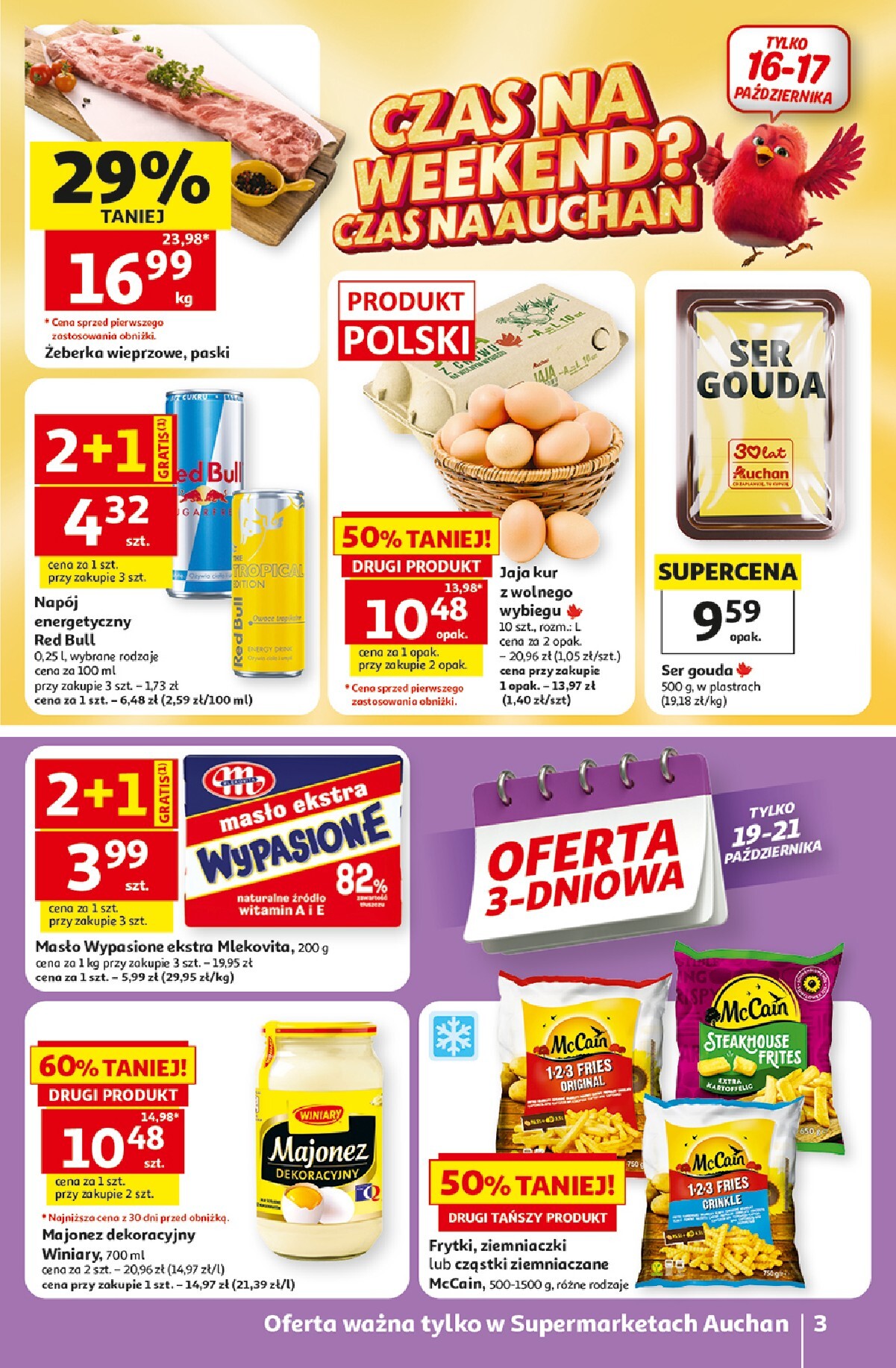 auchan - Nowa gazetka Supermarket Auchan ważna od 15.10.2026 do 21.10.2026 - page: 3