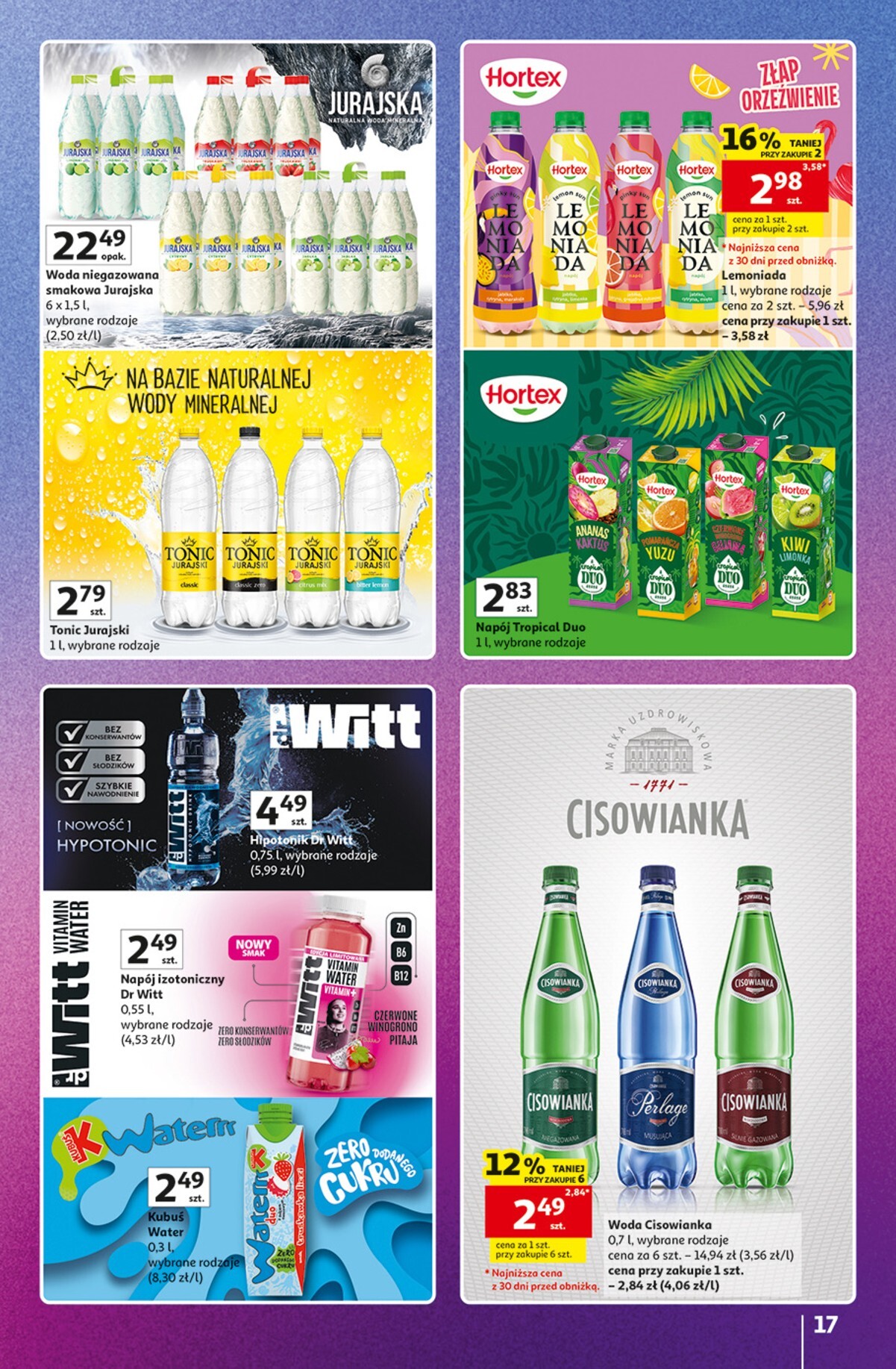 auchan - Nowa gazetka Hipermarket Auchan - Znane marki ważna od 15.10.2026 do 21.10.2026 - page: 17