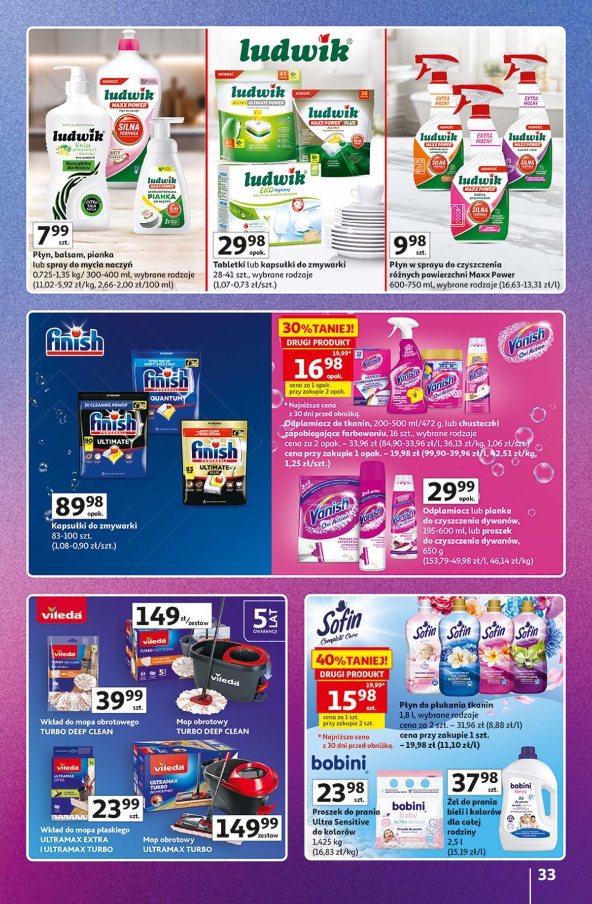 auchan - Nowa gazetka Hipermarket Auchan - Znane marki ważna od 15.10.2026 do 21.10.2026 - page: 33