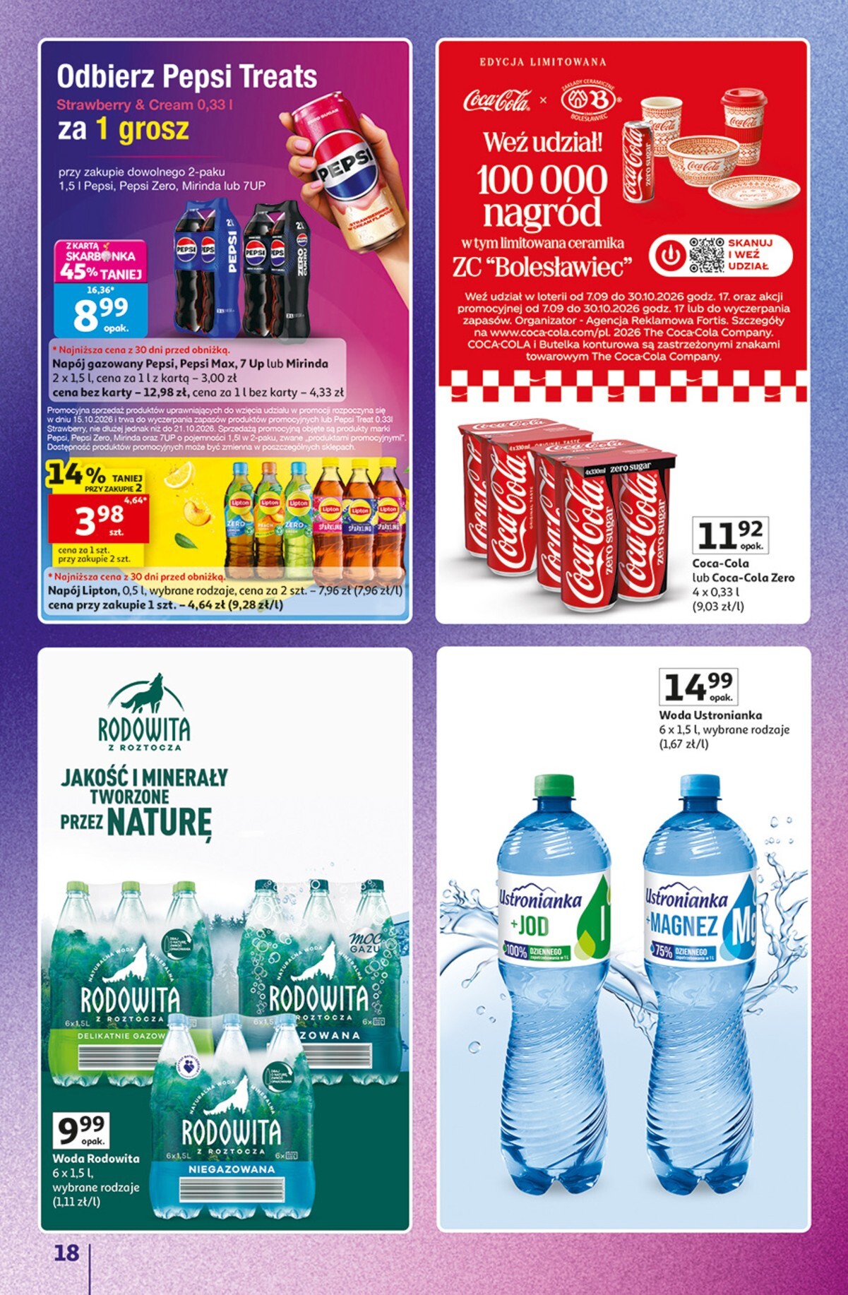 auchan - Nowa gazetka Hipermarket Auchan - Znane marki ważna od 15.10.2026 do 21.10.2026 - page: 18