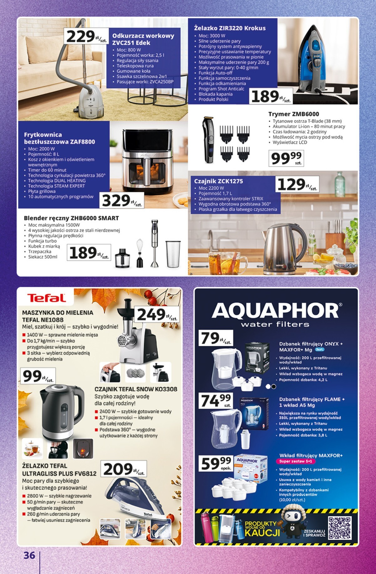 auchan - Nowa gazetka Hipermarket Auchan - Znane marki ważna od 15.10.2026 do 21.10.2026 - page: 36