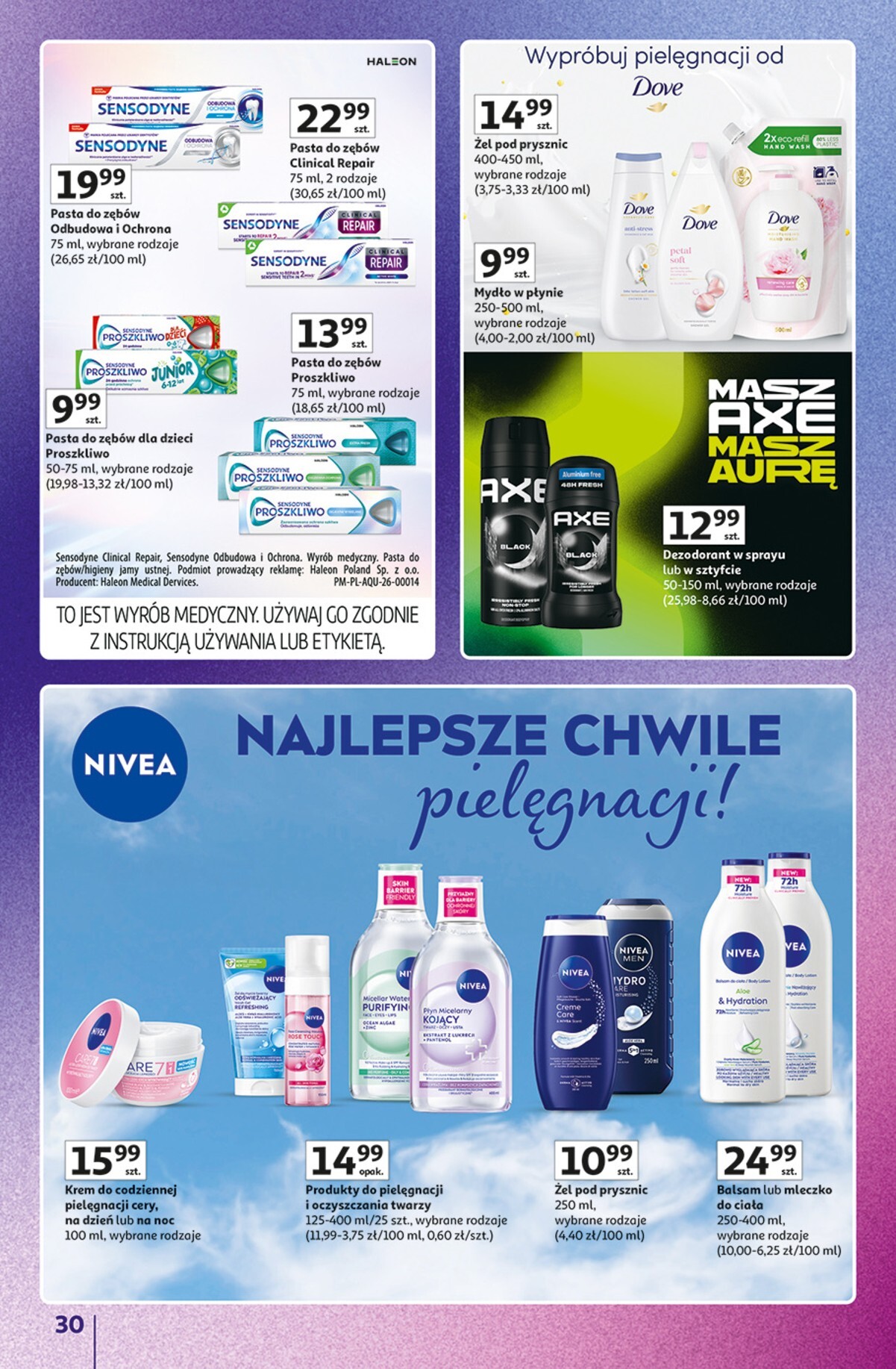 auchan - Nowa gazetka Hipermarket Auchan - Znane marki ważna od 15.10.2026 do 21.10.2026 - page: 30