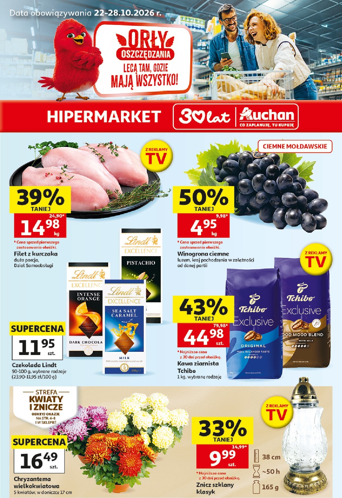 auchan - Nowa gazetka Hipermarket Auchan ważna od 22.10.2026 do 28.10.2026