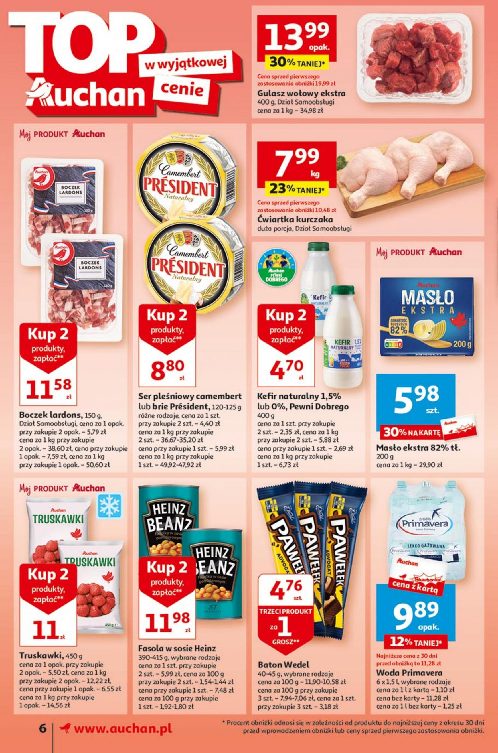auchan - Supermarket Auchan - Gazetka Oferty tygodnia! gazetka aktualna ważna od 11.04. - 17.04. - page: 6