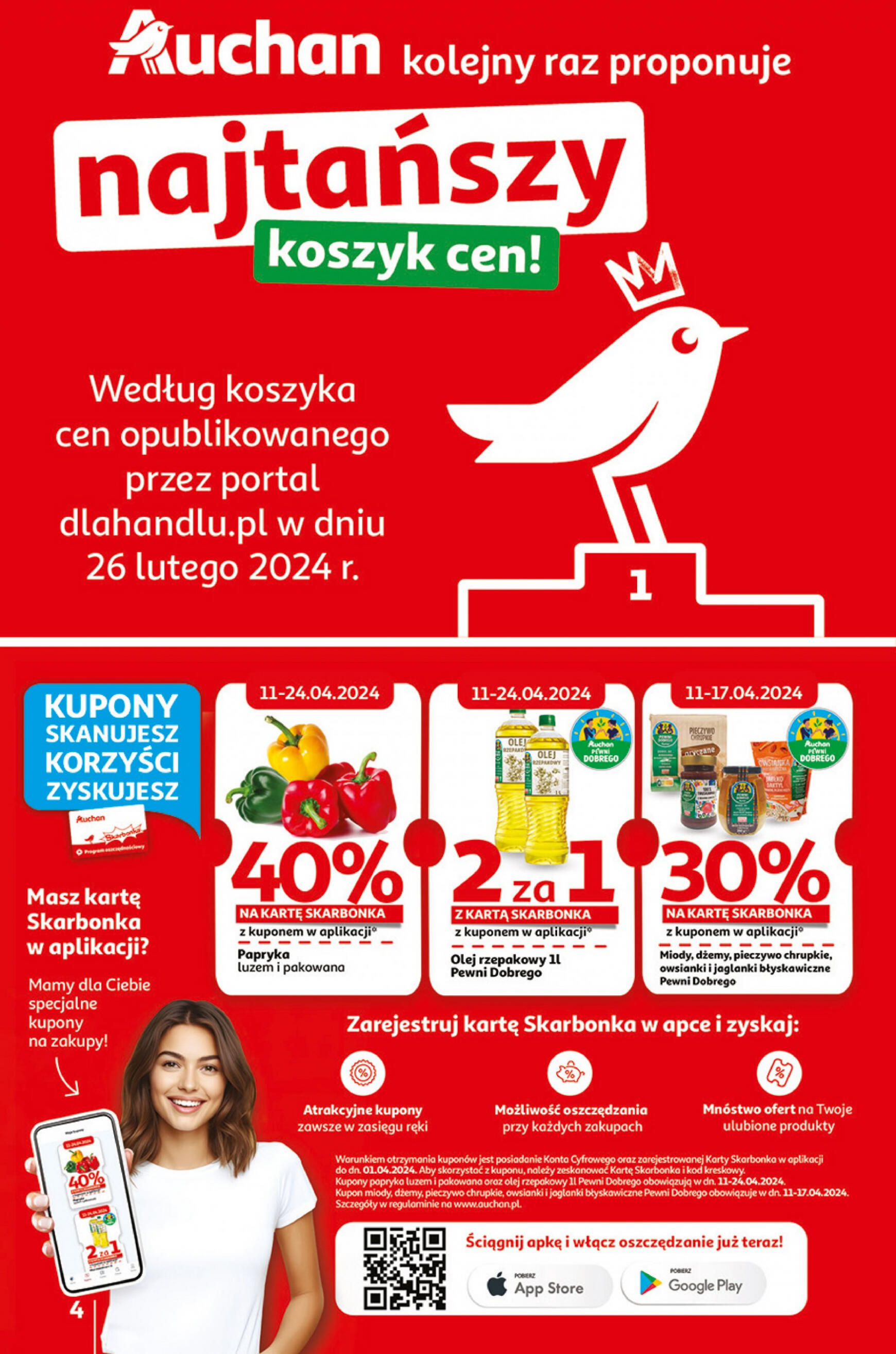 auchan - Hipermarket Auchan - Gazetka Aktywność na świeżym powietrzu! gazetka aktualna ważna od 11.04. - 17.04. - page: 4
