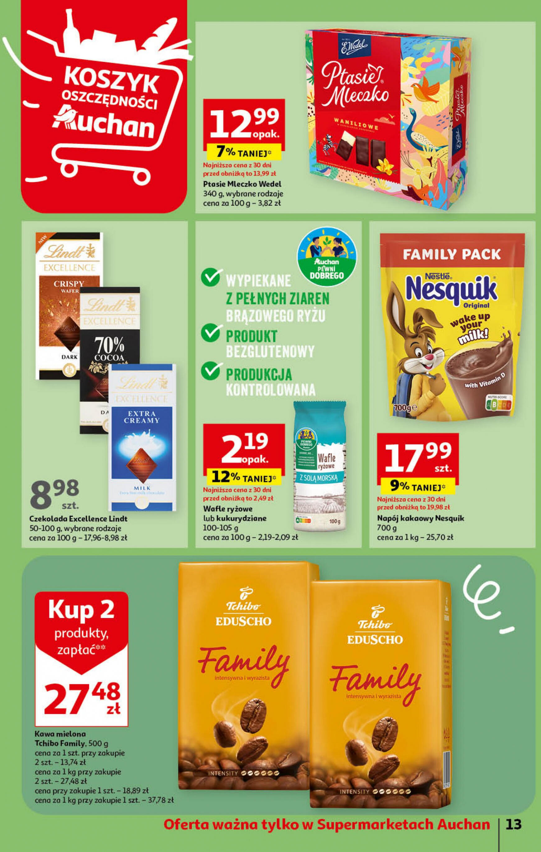 auchan - Supermarket Auchan - Gazetka Oferty tygodnia! gazetka aktualna ważna od 18.04. - 24.04. - page: 13