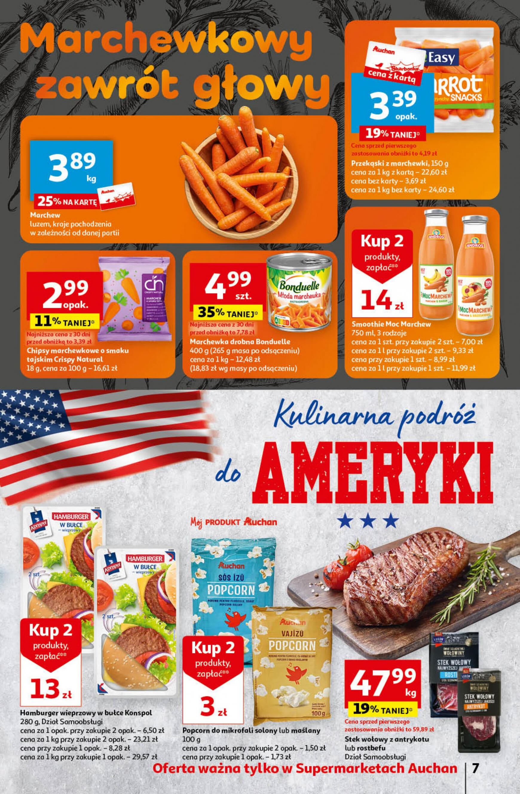 auchan - Supermarket Auchan - Gazetka Oferty tygodnia! gazetka aktualna ważna od 18.04. - 24.04. - page: 7