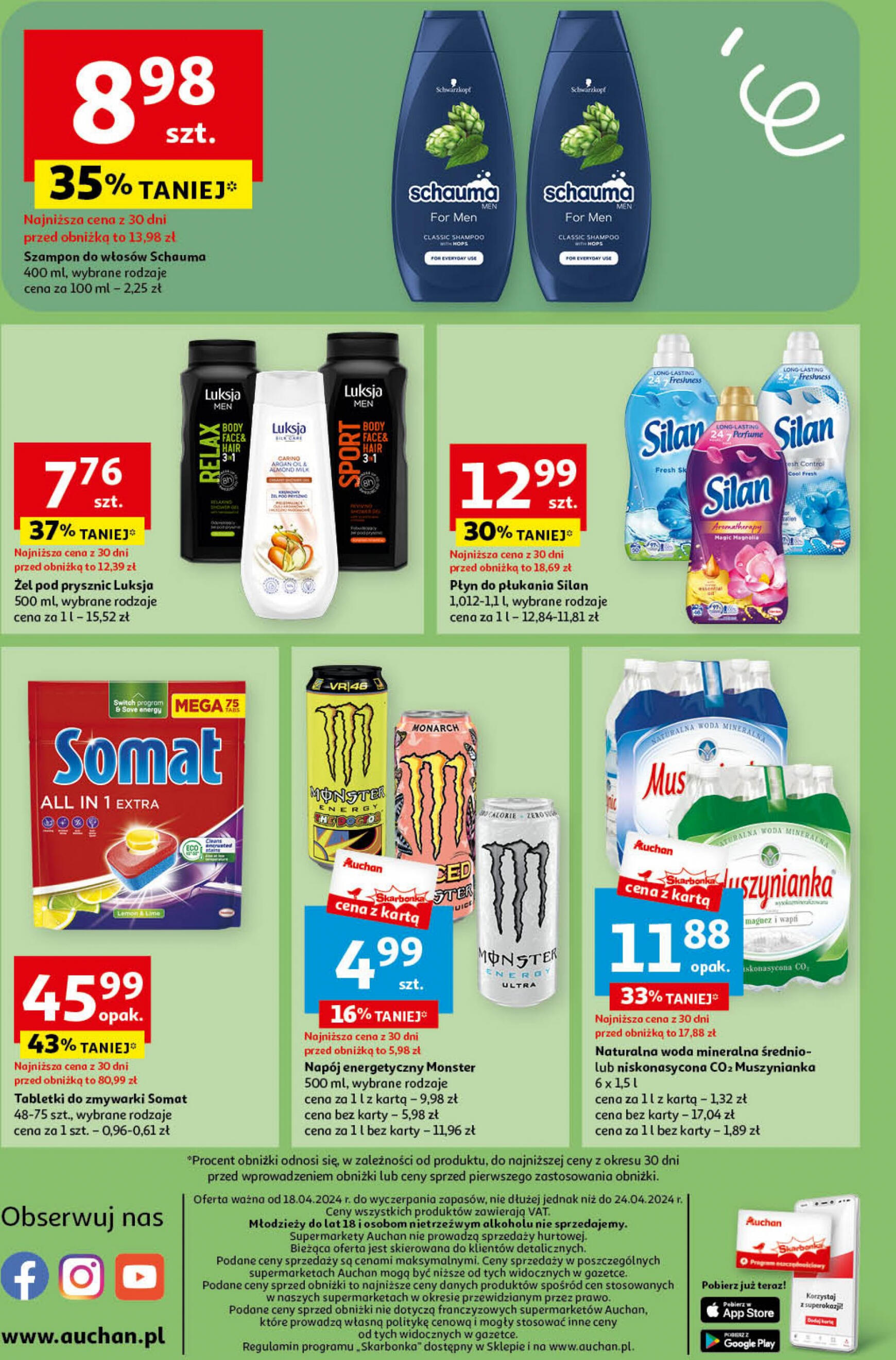 auchan - Supermarket Auchan - Gazetka Oferty tygodnia! gazetka aktualna ważna od 18.04. - 24.04. - page: 14