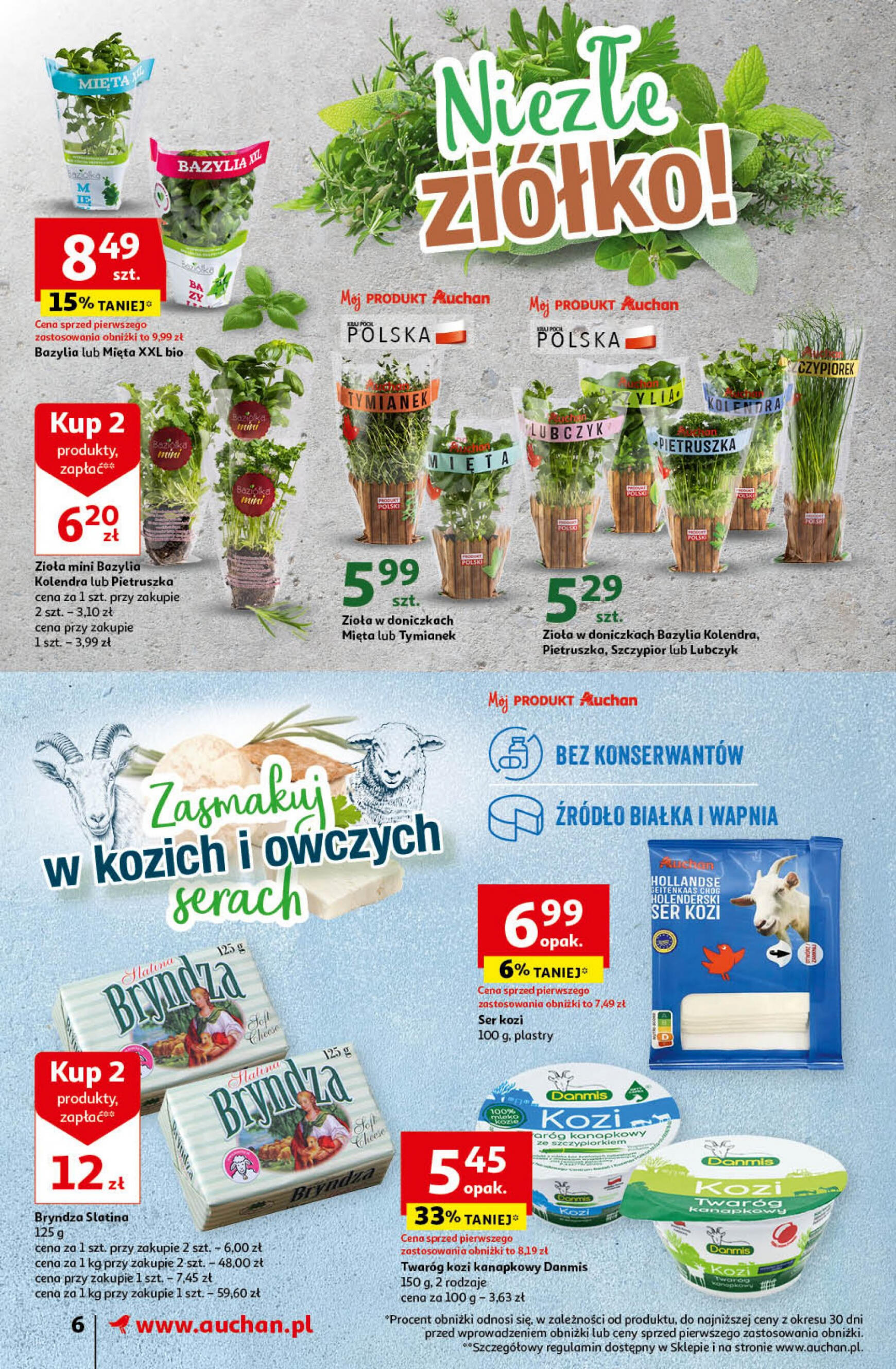 auchan - Supermarket Auchan - Gazetka Oferty tygodnia! gazetka aktualna ważna od 18.04. - 24.04. - page: 6