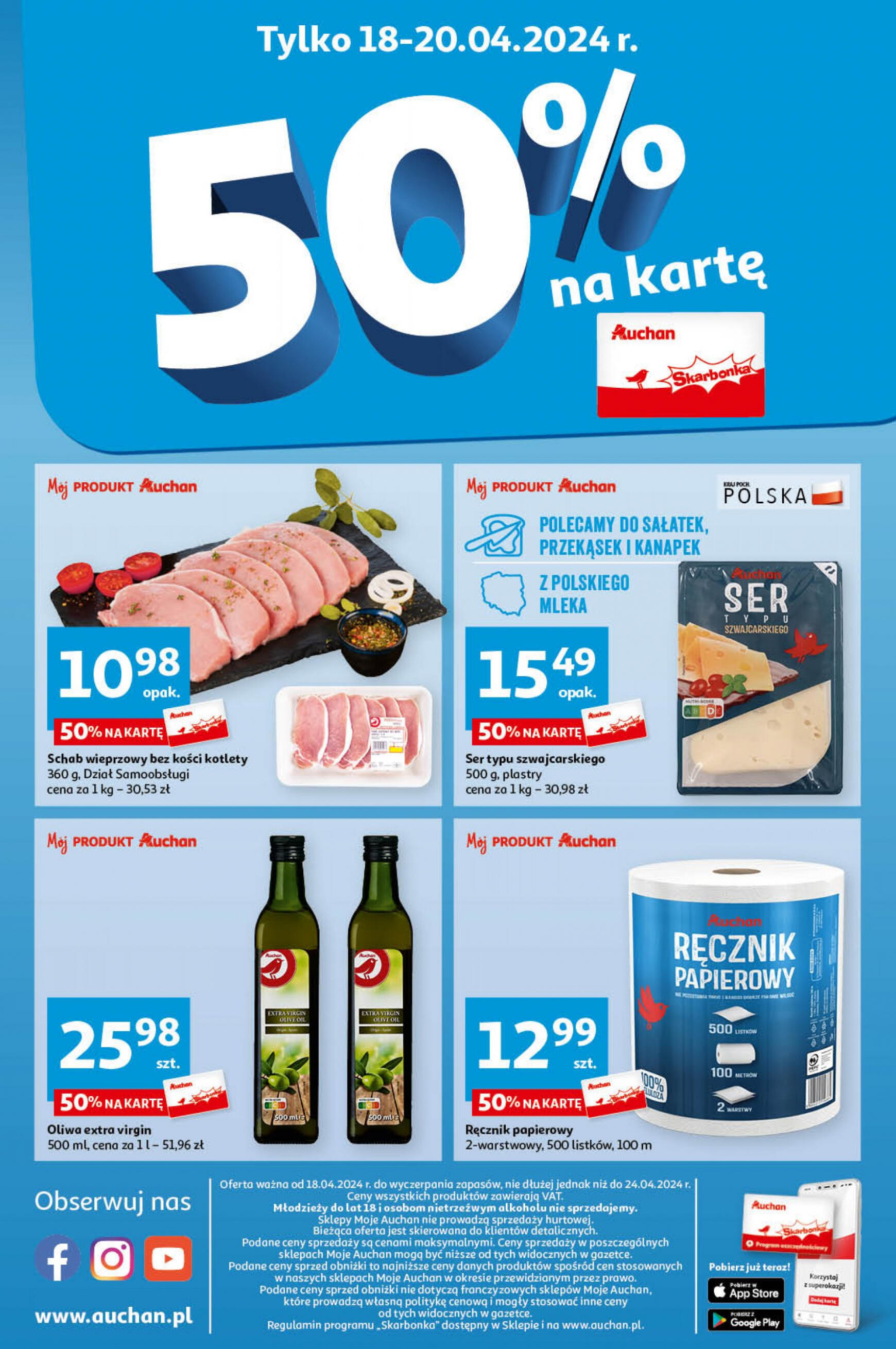 auchan - Moje Auchan - Gazetka Oferty tygodnia! gazetka aktualna ważna od 18.04. - 24.04. - page: 10