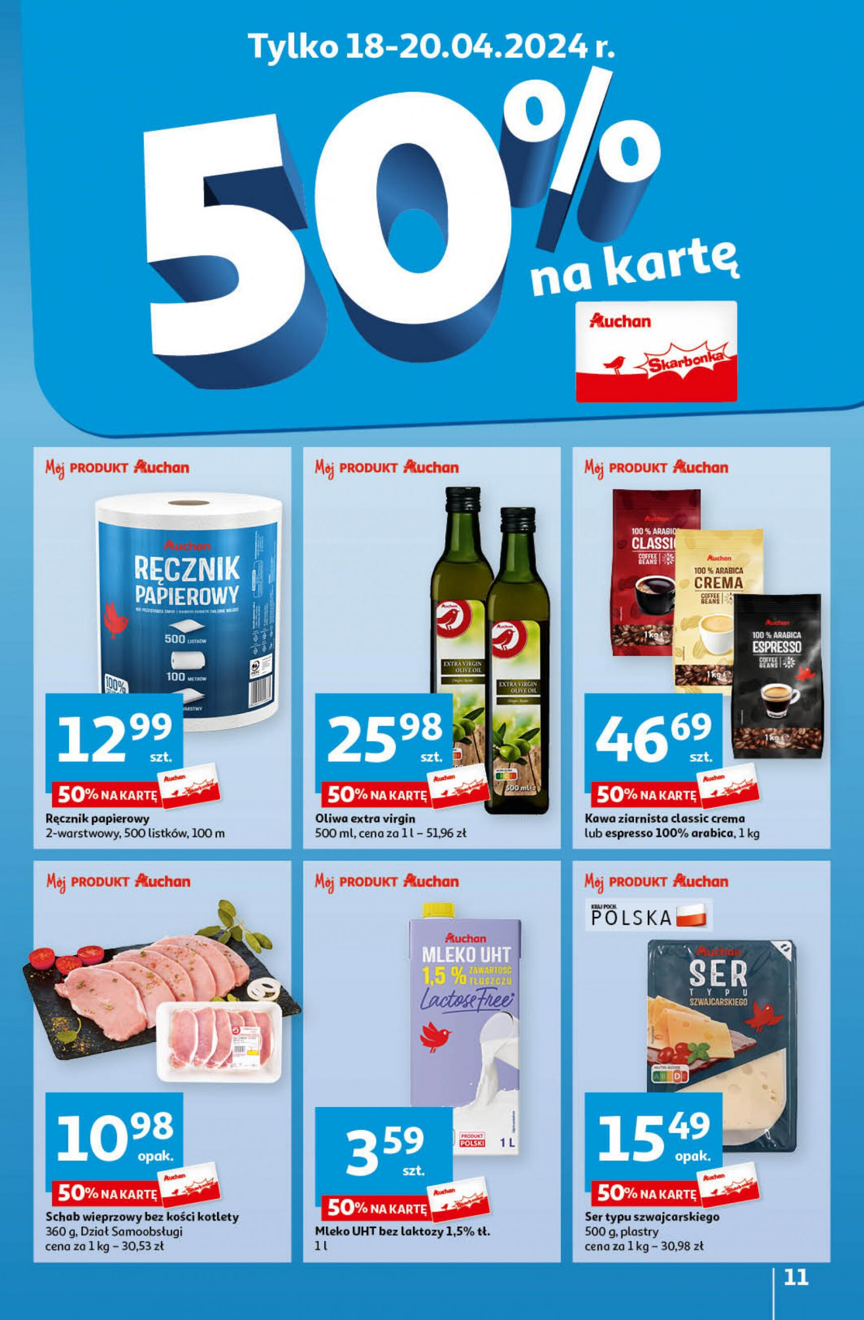 auchan - Hipermarket Auchan - Gazetka Mamy wiosnę Ale jazda! gazetka aktualna ważna od 18.04. - 24.04. - page: 11