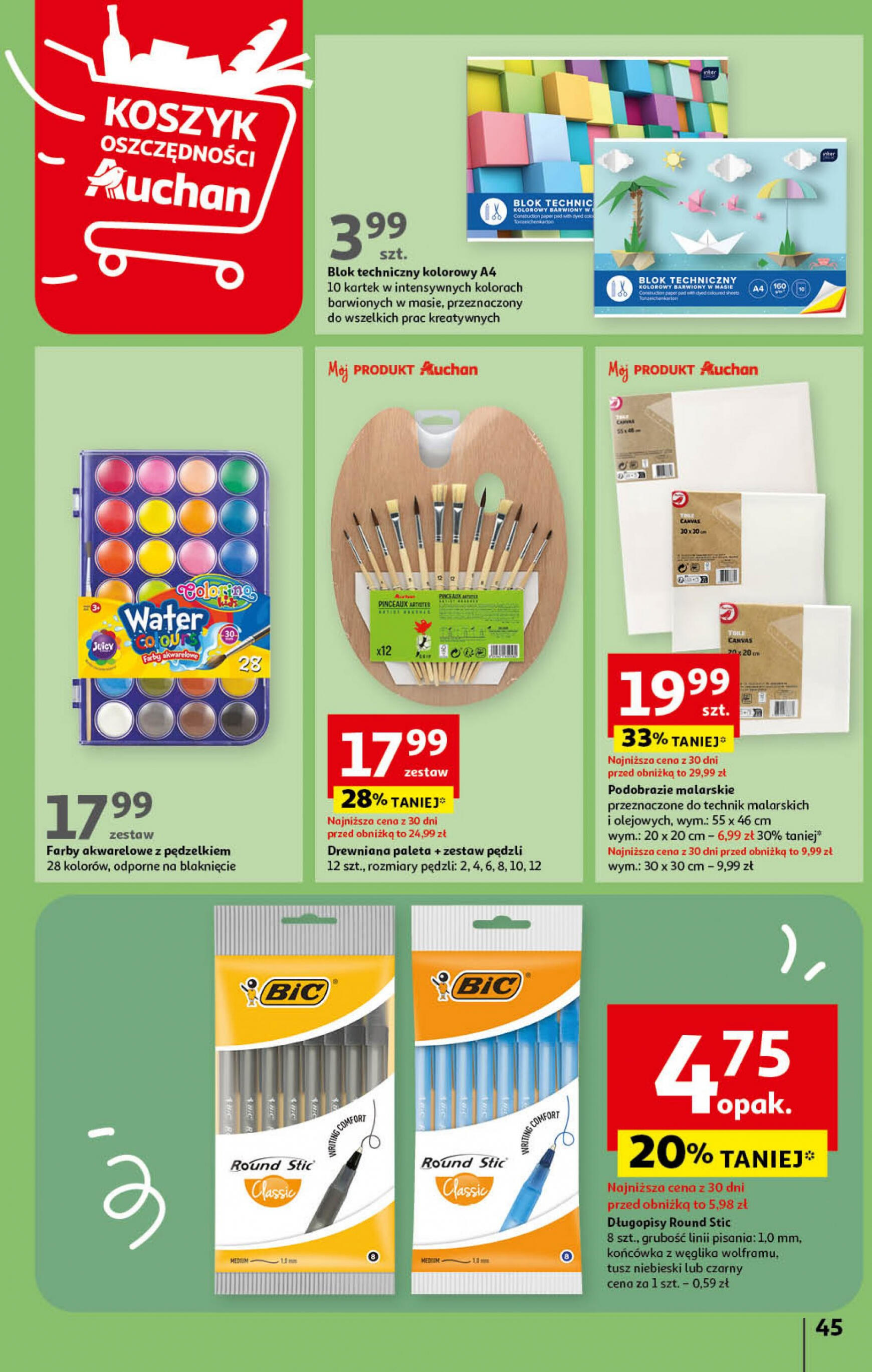 auchan - Hipermarket Auchan - Gazetka Mamy wiosnę Ale jazda! gazetka aktualna ważna od 18.04. - 24.04. - page: 45