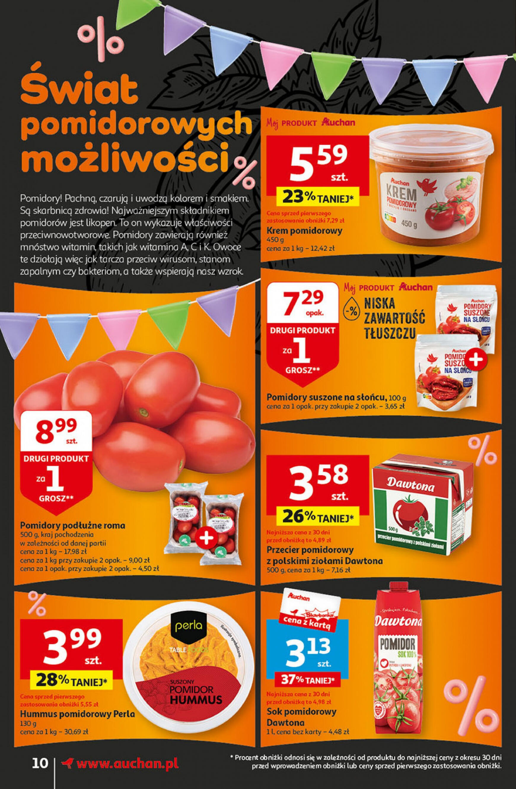 auchan - Supermarket Auchan - Gazetka Jeszcze taniej na urodziny gazetka aktualna ważna od 25.04. - 30.04. - page: 10