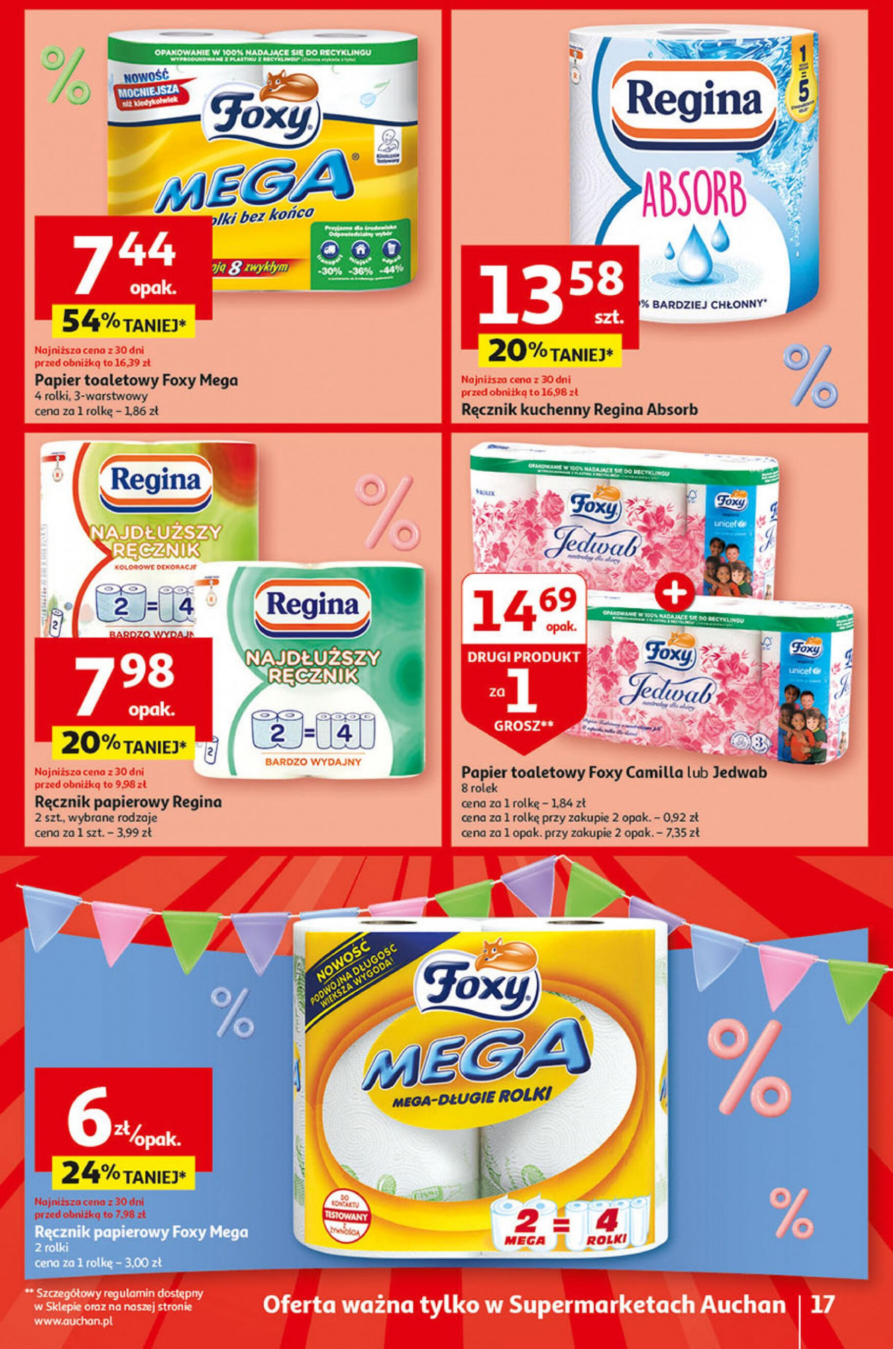 auchan - Supermarket Auchan - Gazetka Jeszcze taniej na urodziny gazetka aktualna ważna od 25.04. - 30.04. - page: 17