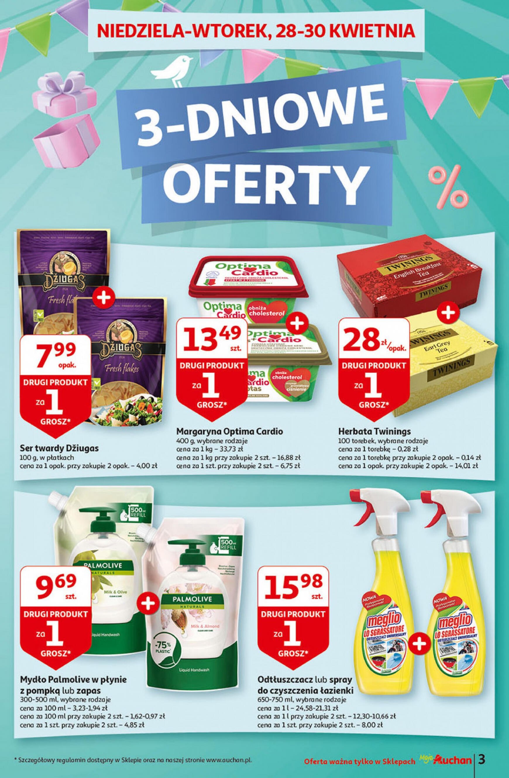 auchan - Moje Auchan - Gazetka Jeszcze taniej na urodziny gazetka aktualna ważna od 25.04. - 30.04. - page: 3