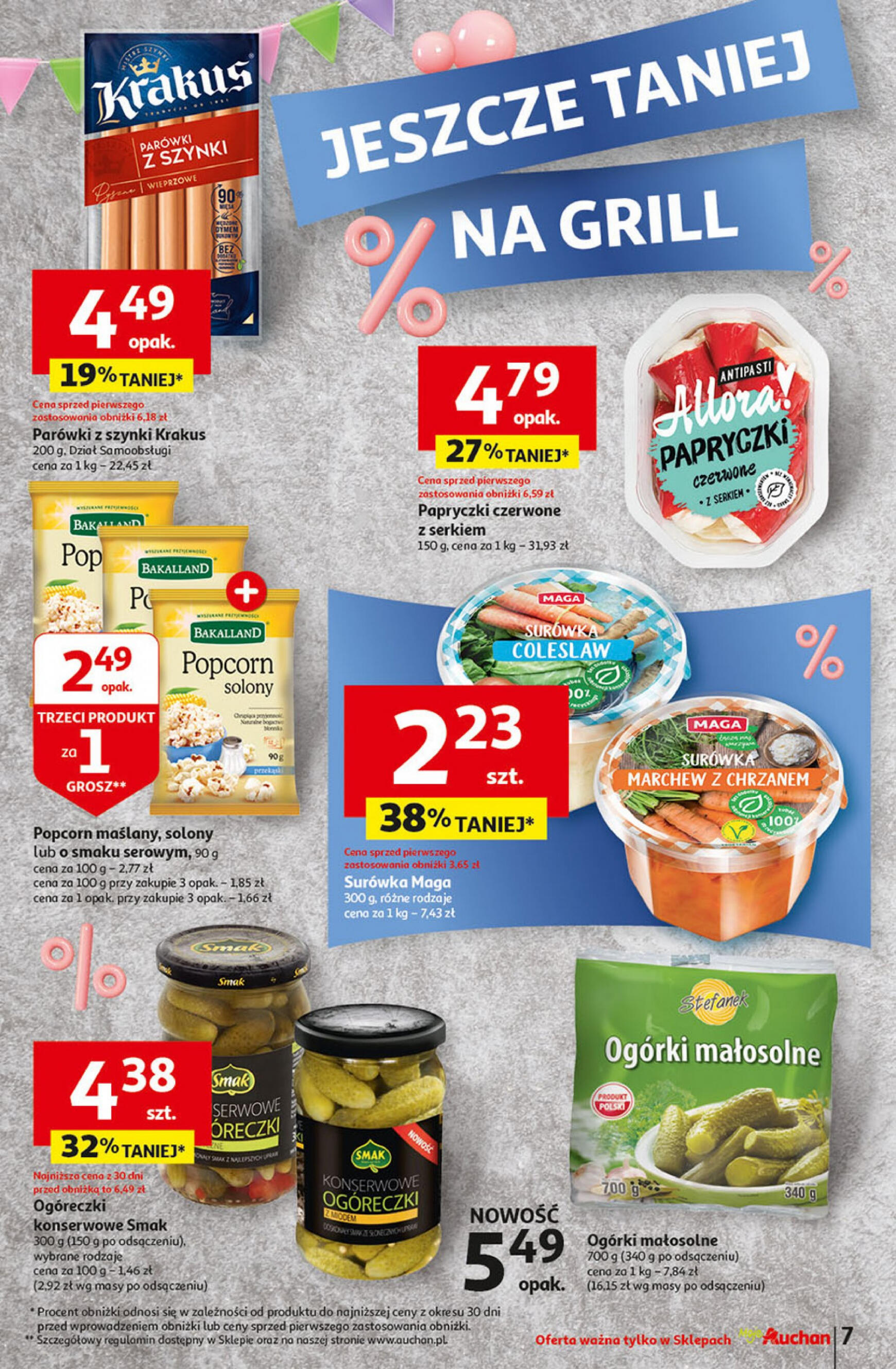 auchan - Moje Auchan - Gazetka Jeszcze taniej na urodziny gazetka aktualna ważna od 25.04. - 30.04. - page: 7