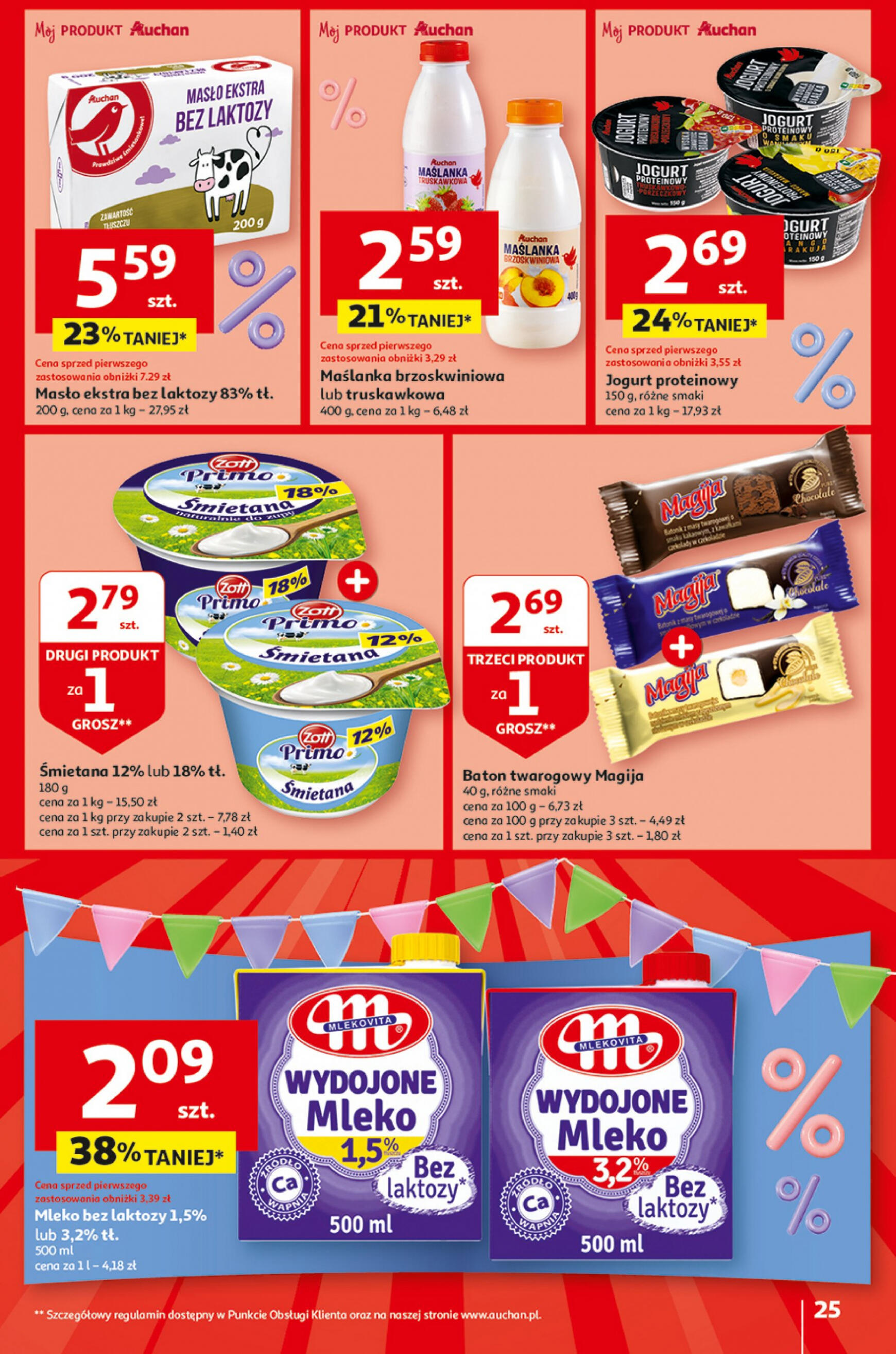 auchan - Hipermarket Auchan - Gazetka Jeszcze taniej na urodziny gazetka aktualna ważna od 25.04. - 30.04. - page: 25