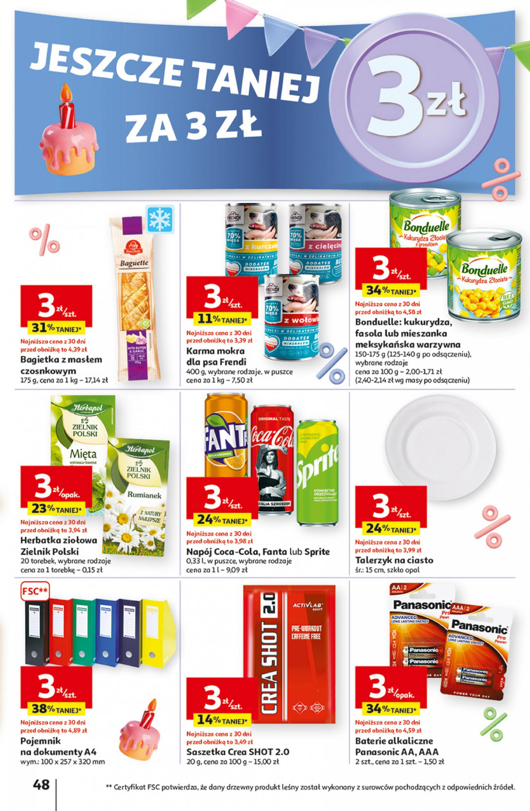 auchan - Hipermarket Auchan - Gazetka Jeszcze taniej na urodziny gazetka aktualna ważna od 25.04. - 30.04. - page: 48