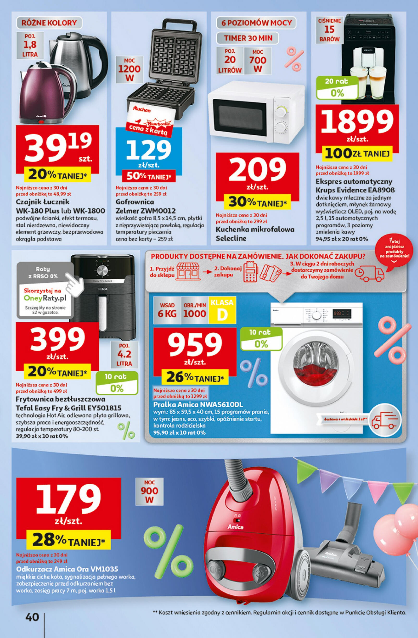 auchan - Hipermarket Auchan - Gazetka Jeszcze taniej na urodziny gazetka aktualna ważna od 25.04. - 30.04. - page: 40