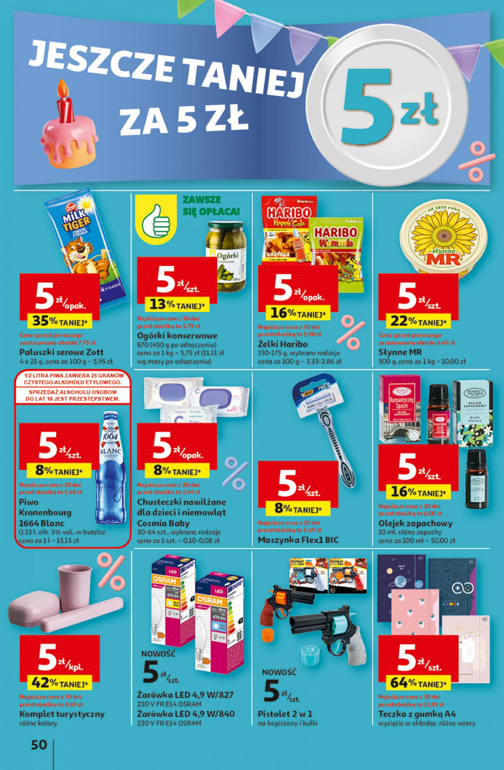 auchan - Hipermarket Auchan - Gazetka Jeszcze taniej na urodziny gazetka aktualna ważna od 25.04. - 30.04. - page: 50