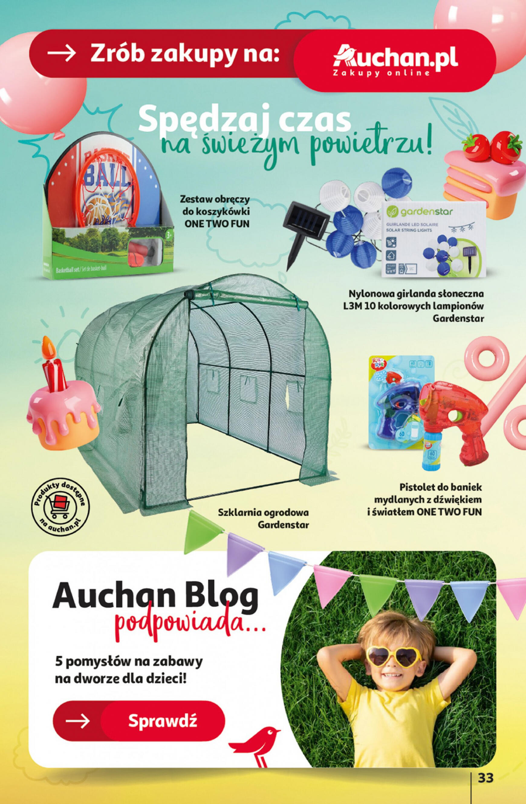 auchan - Hipermarket Auchan - Gazetka Jeszcze taniej na urodziny gazetka aktualna ważna od 25.04. - 30.04. - page: 33