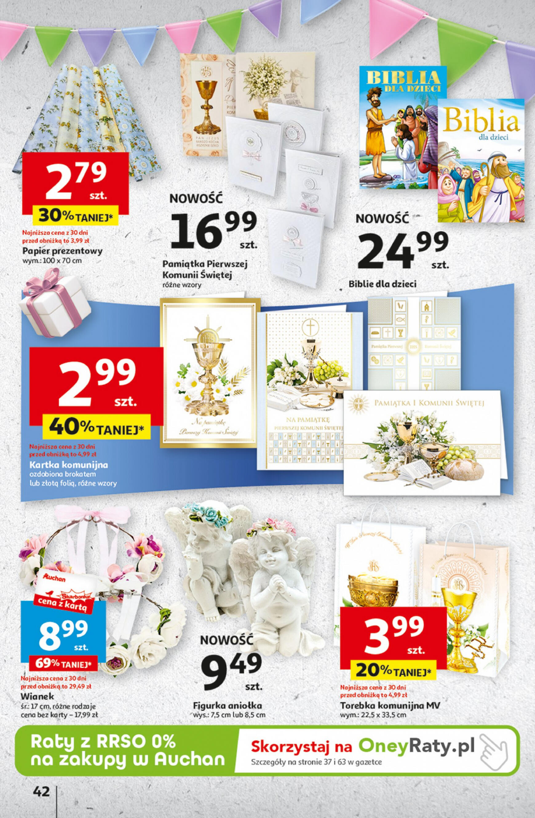 auchan - Hipermarket Auchan - Gazetka Jeszcze taniej na urodziny gazetka aktualna ważna od 25.04. - 30.04. - page: 42