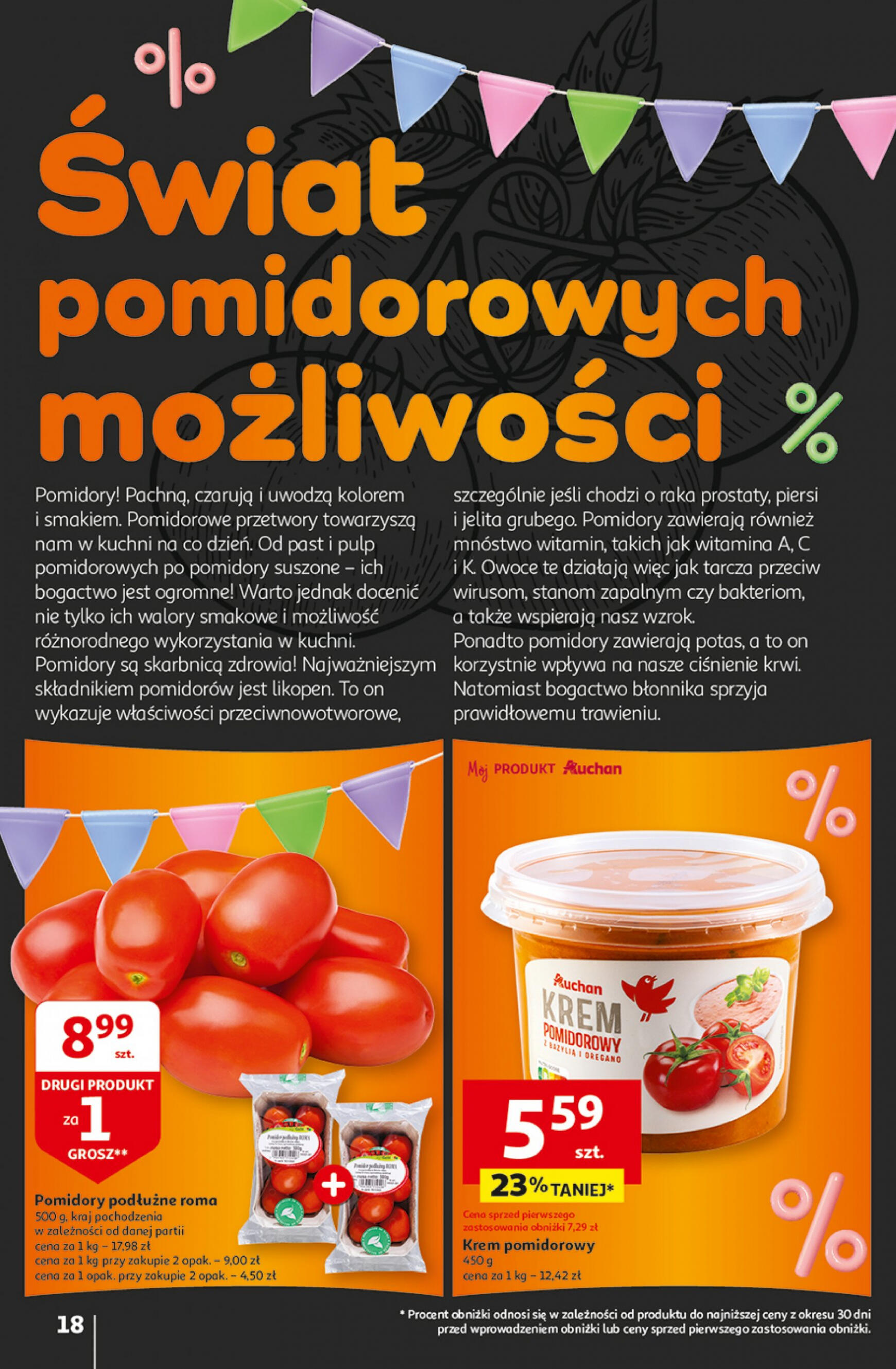 auchan - Hipermarket Auchan - Gazetka Jeszcze taniej na urodziny gazetka aktualna ważna od 25.04. - 30.04. - page: 18