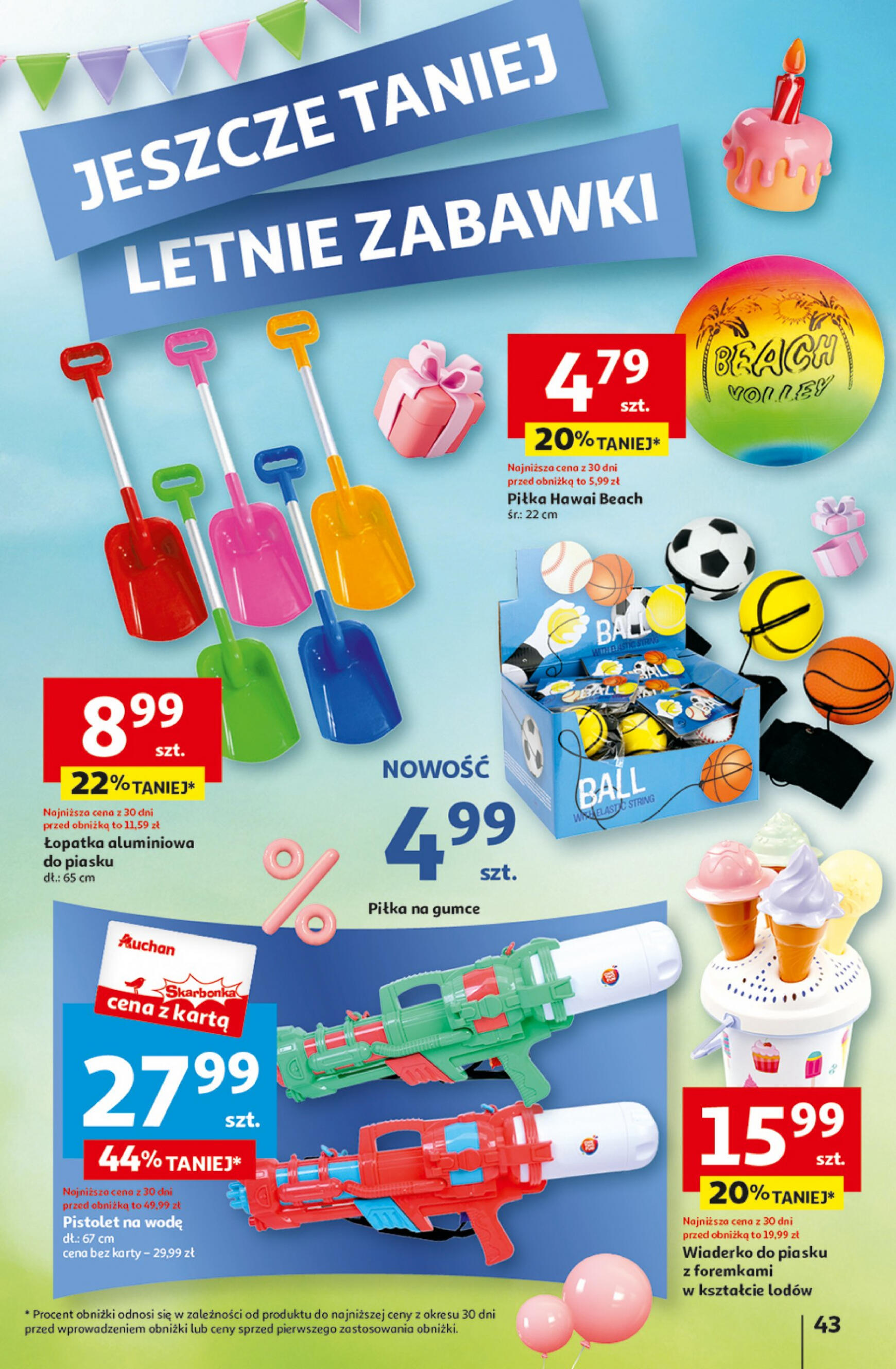 auchan - Hipermarket Auchan - Gazetka Jeszcze taniej na urodziny gazetka aktualna ważna od 25.04. - 30.04. - page: 43