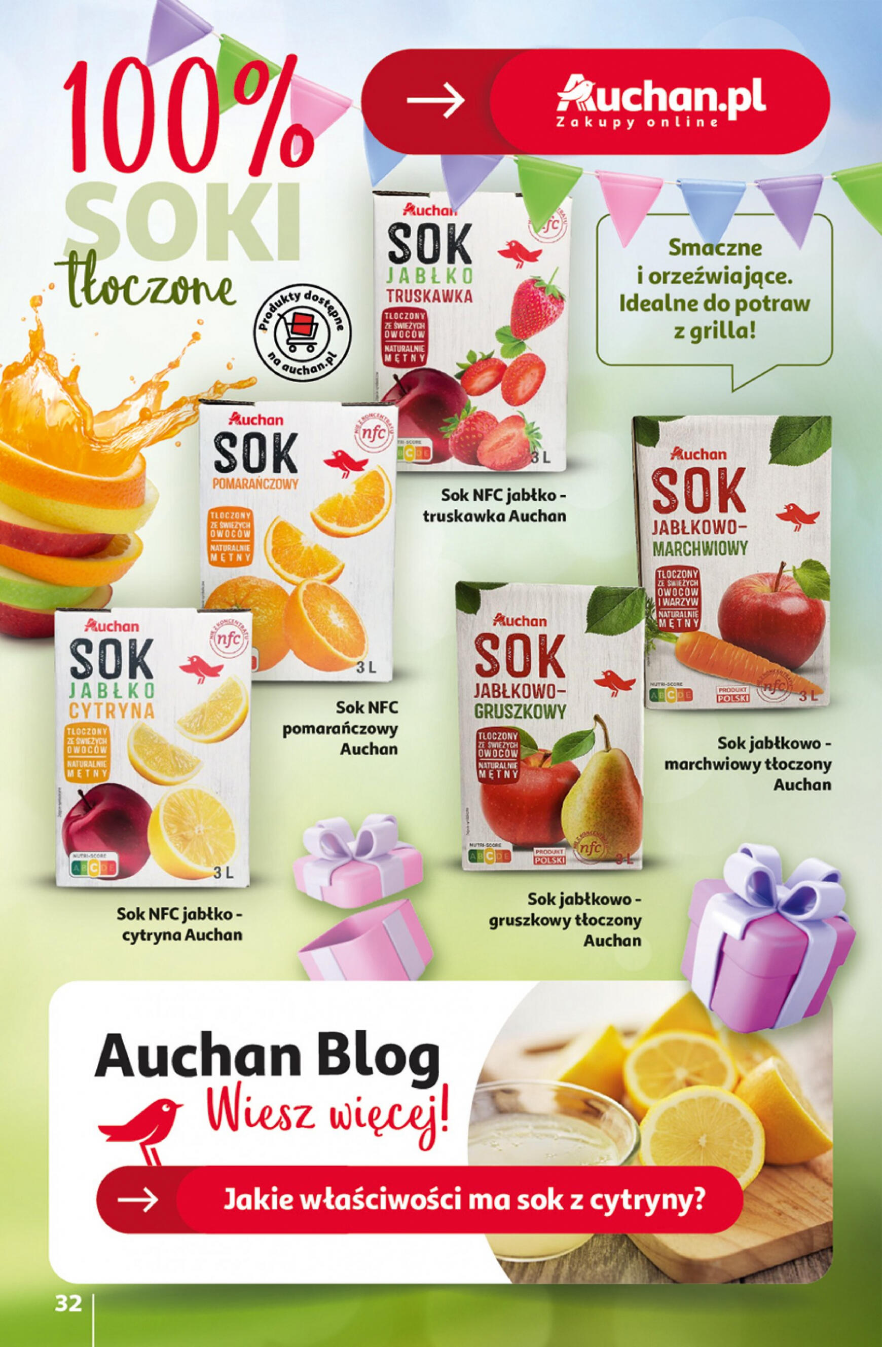 auchan - Hipermarket Auchan - Gazetka Jeszcze taniej na urodziny gazetka aktualna ważna od 25.04. - 30.04. - page: 32