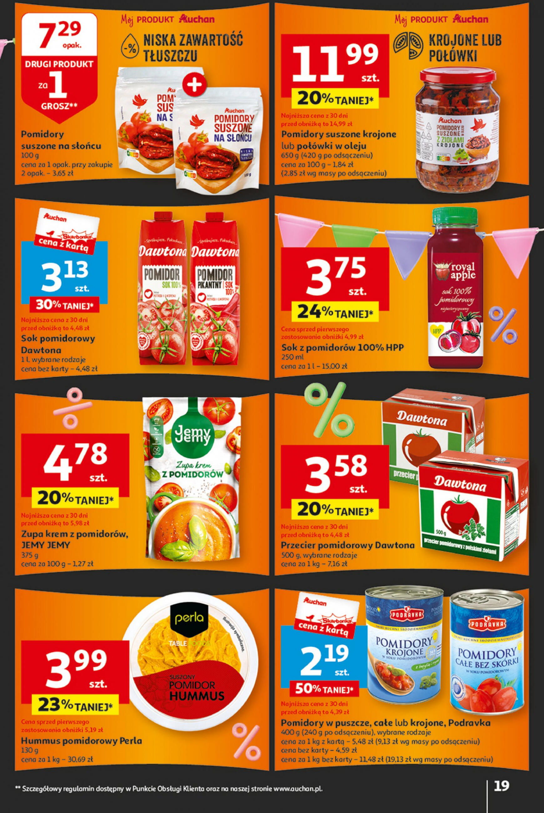 auchan - Hipermarket Auchan - Gazetka Jeszcze taniej na urodziny gazetka aktualna ważna od 25.04. - 30.04. - page: 19