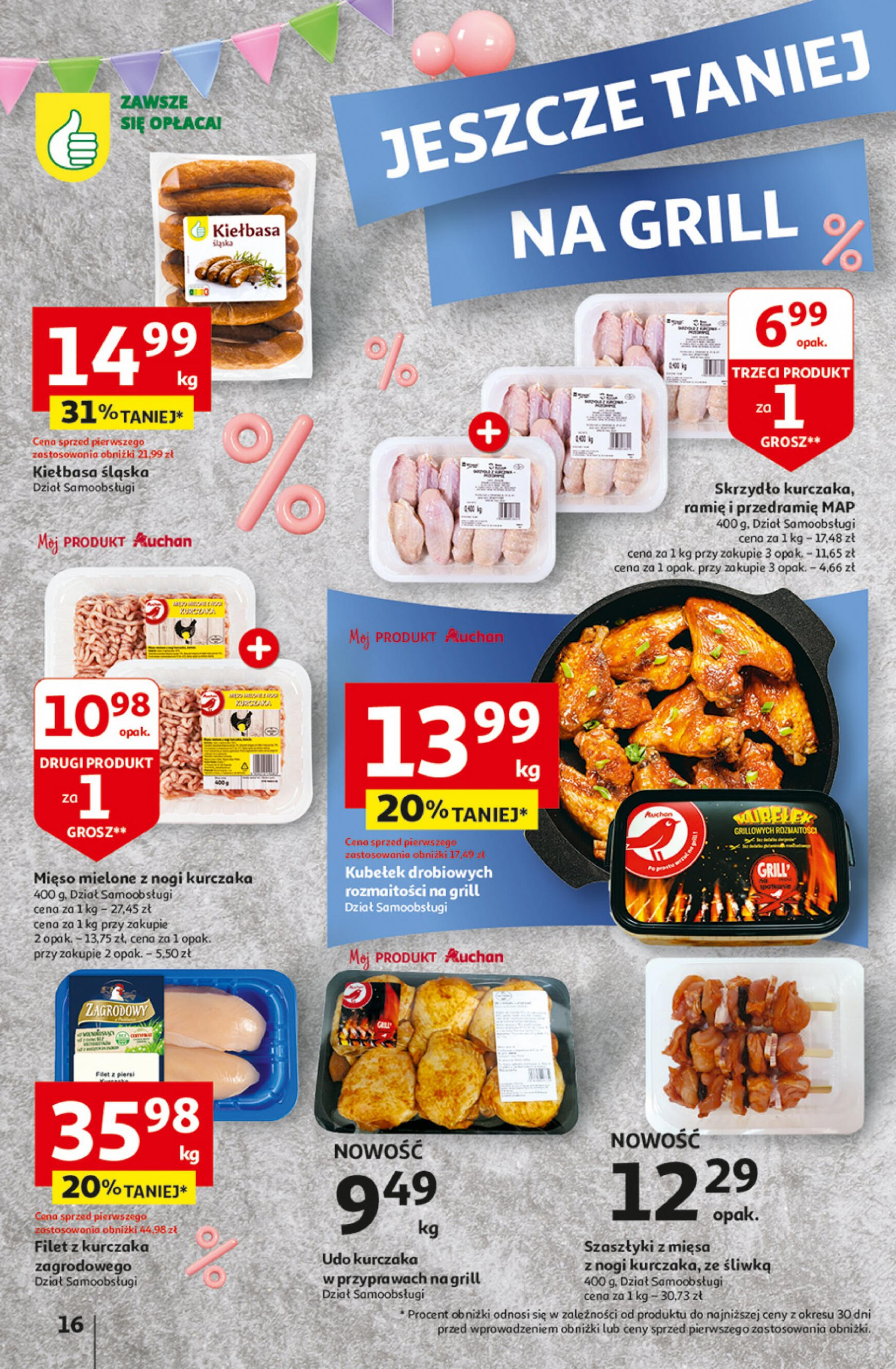 auchan - Hipermarket Auchan - Gazetka Jeszcze taniej na urodziny gazetka aktualna ważna od 25.04. - 30.04. - page: 16