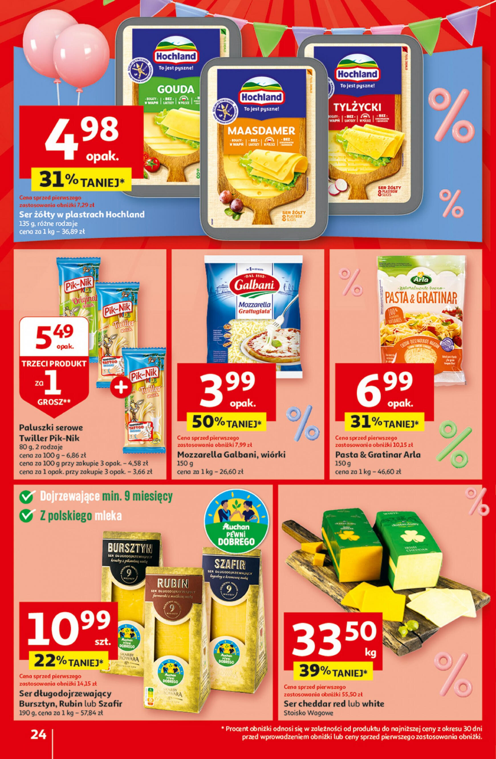 auchan - Hipermarket Auchan - Gazetka Jeszcze taniej na urodziny gazetka aktualna ważna od 25.04. - 30.04. - page: 24