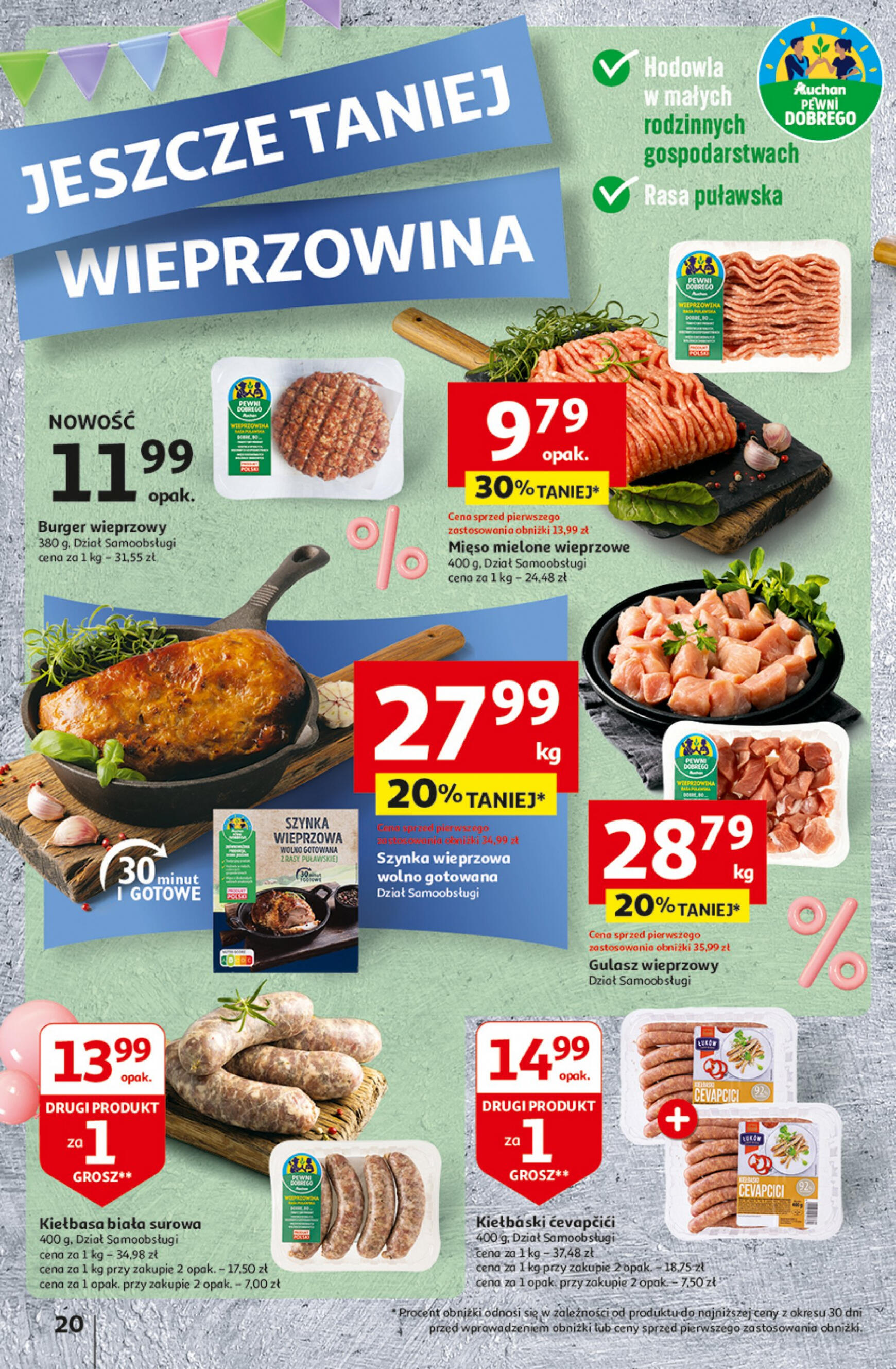 auchan - Hipermarket Auchan - Gazetka Jeszcze taniej na urodziny gazetka aktualna ważna od 25.04. - 30.04. - page: 20