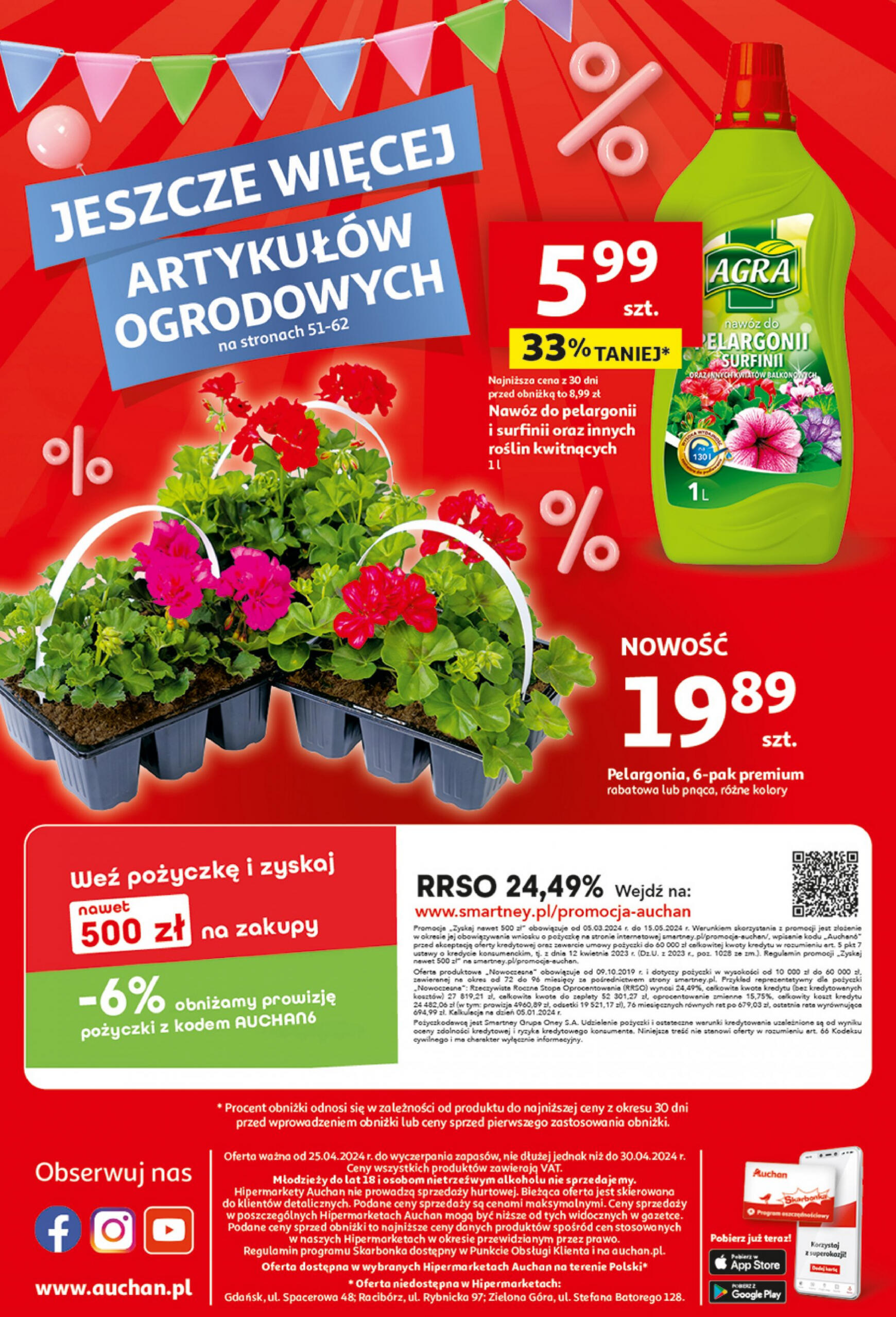 auchan - Hipermarket Auchan - Gazetka Jeszcze taniej na urodziny gazetka aktualna ważna od 25.04. - 30.04. - page: 63