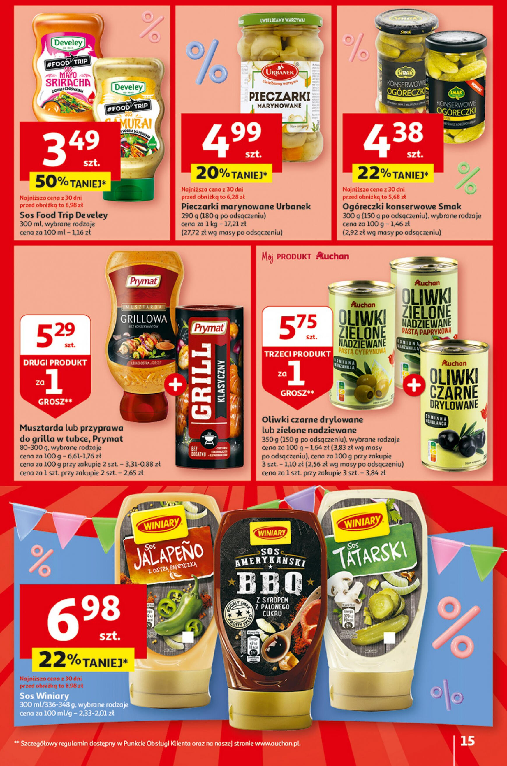 auchan - Hipermarket Auchan - Gazetka Jeszcze taniej na urodziny gazetka aktualna ważna od 25.04. - 30.04. - page: 15