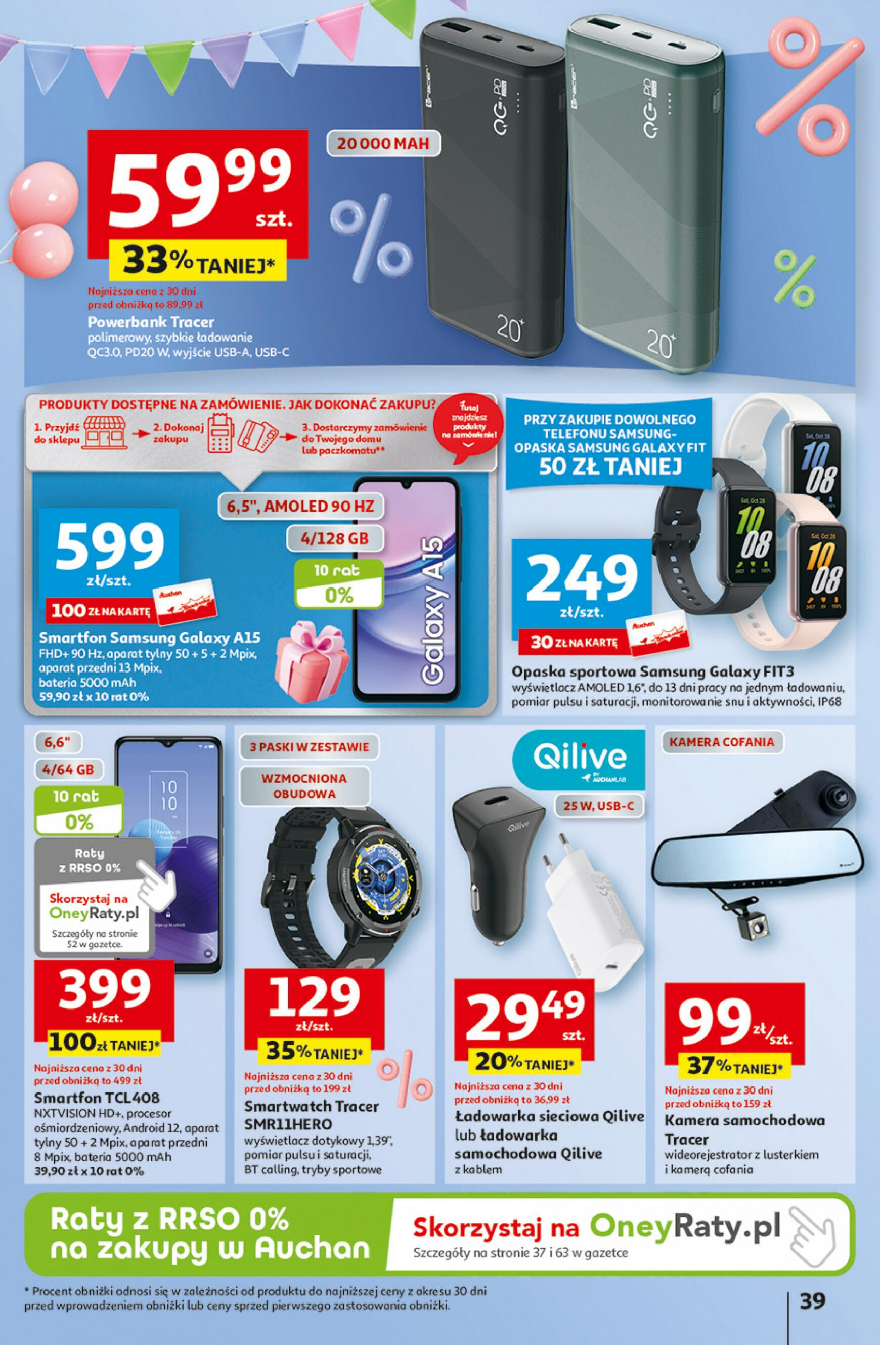 auchan - Hipermarket Auchan - Gazetka Jeszcze taniej na urodziny gazetka aktualna ważna od 25.04. - 30.04. - page: 39