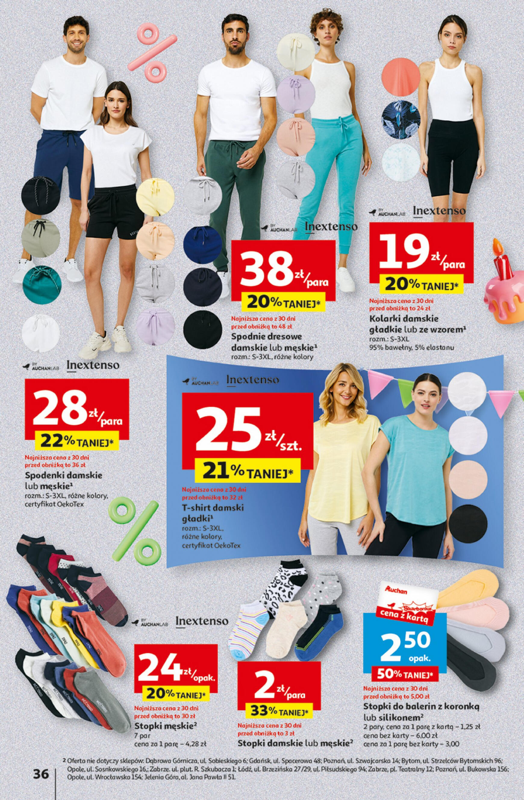 auchan - Hipermarket Auchan - Gazetka Jeszcze taniej na urodziny gazetka aktualna ważna od 25.04. - 30.04. - page: 36