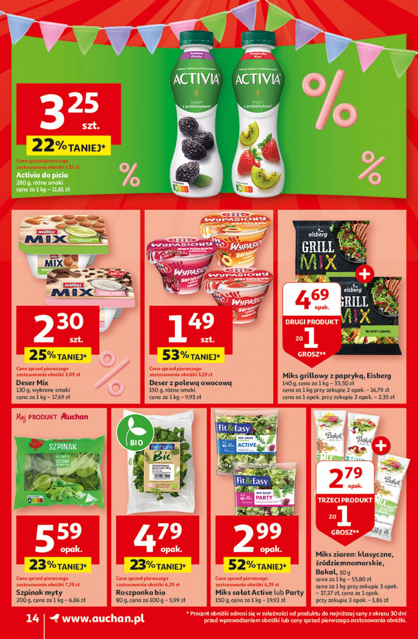 auchan - Supermarket Auchan - Gazetka Jeszcze taniej na urodziny gazetka aktualna ważna od 02.05. - 08.05. - page: 14