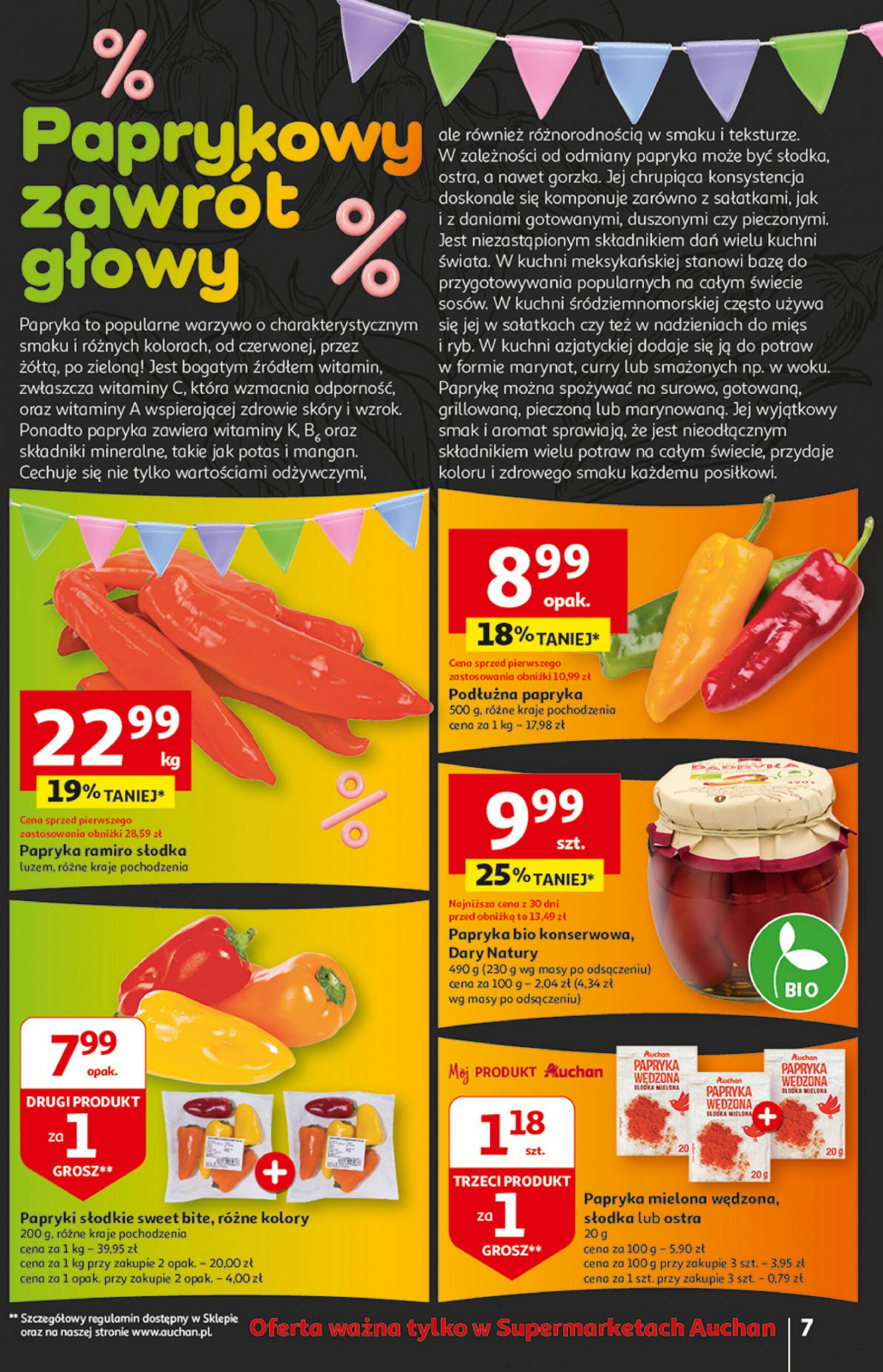 auchan - Supermarket Auchan - Gazetka Jeszcze taniej na urodziny gazetka aktualna ważna od 02.05. - 08.05. - page: 7