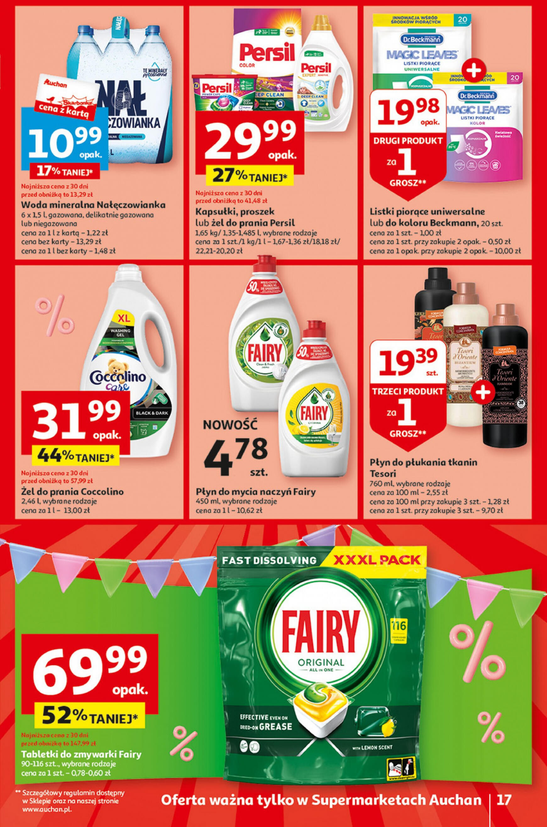auchan - Supermarket Auchan - Gazetka Jeszcze taniej na urodziny gazetka aktualna ważna od 02.05. - 08.05. - page: 17