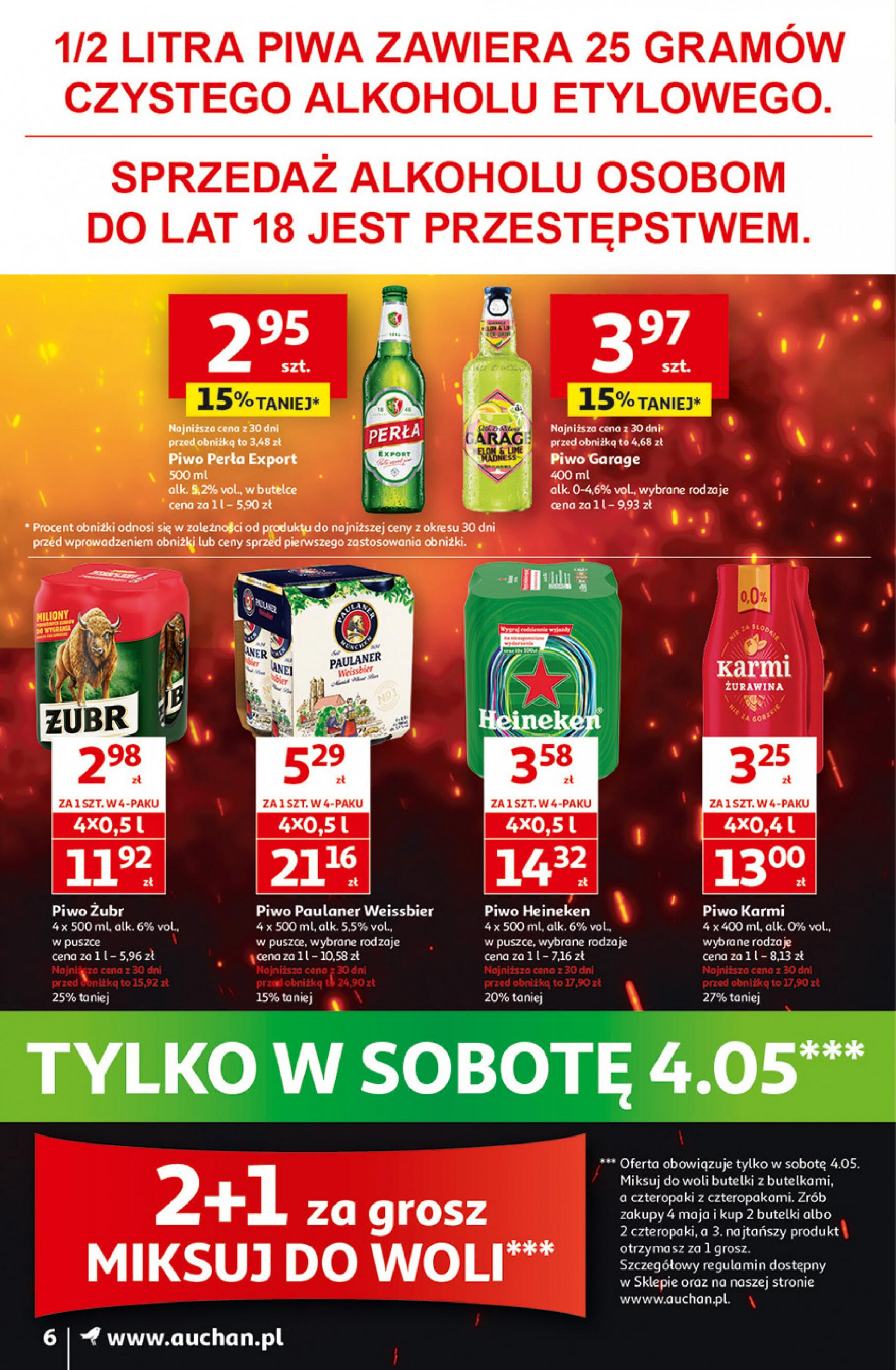 auchan - Moje Auchan - Gazetka Jeszcze taniej na urodziny gazetka aktualna ważna od 02.05. - 08.05. - page: 6