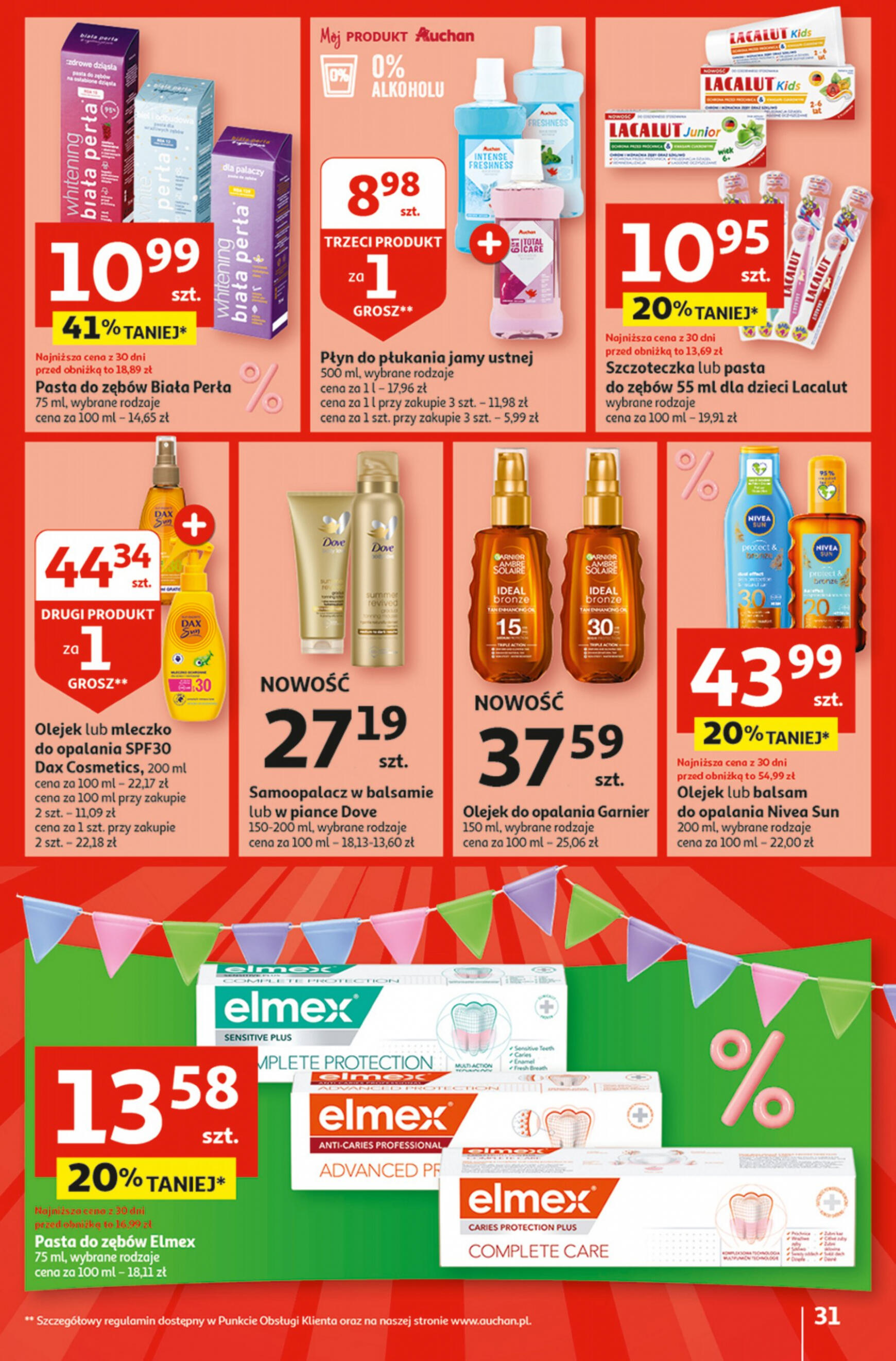 auchan - Hipermarket Auchan - Gazetka Jeszcze taniej na urodziny gazetka aktualna ważna od 02.05. - 08.05. - page: 31