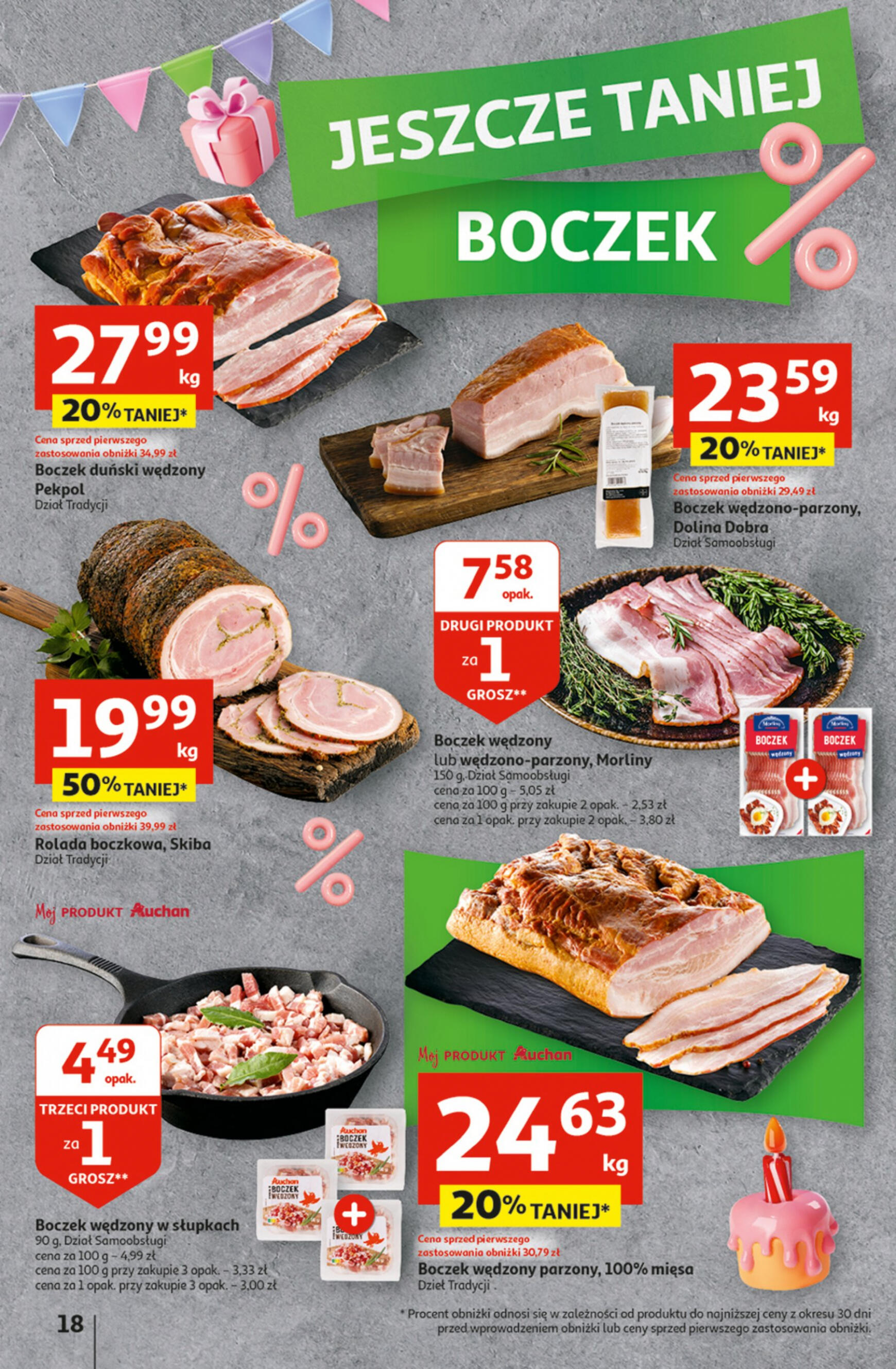 auchan - Hipermarket Auchan - Gazetka Jeszcze taniej na urodziny gazetka aktualna ważna od 02.05. - 08.05. - page: 18