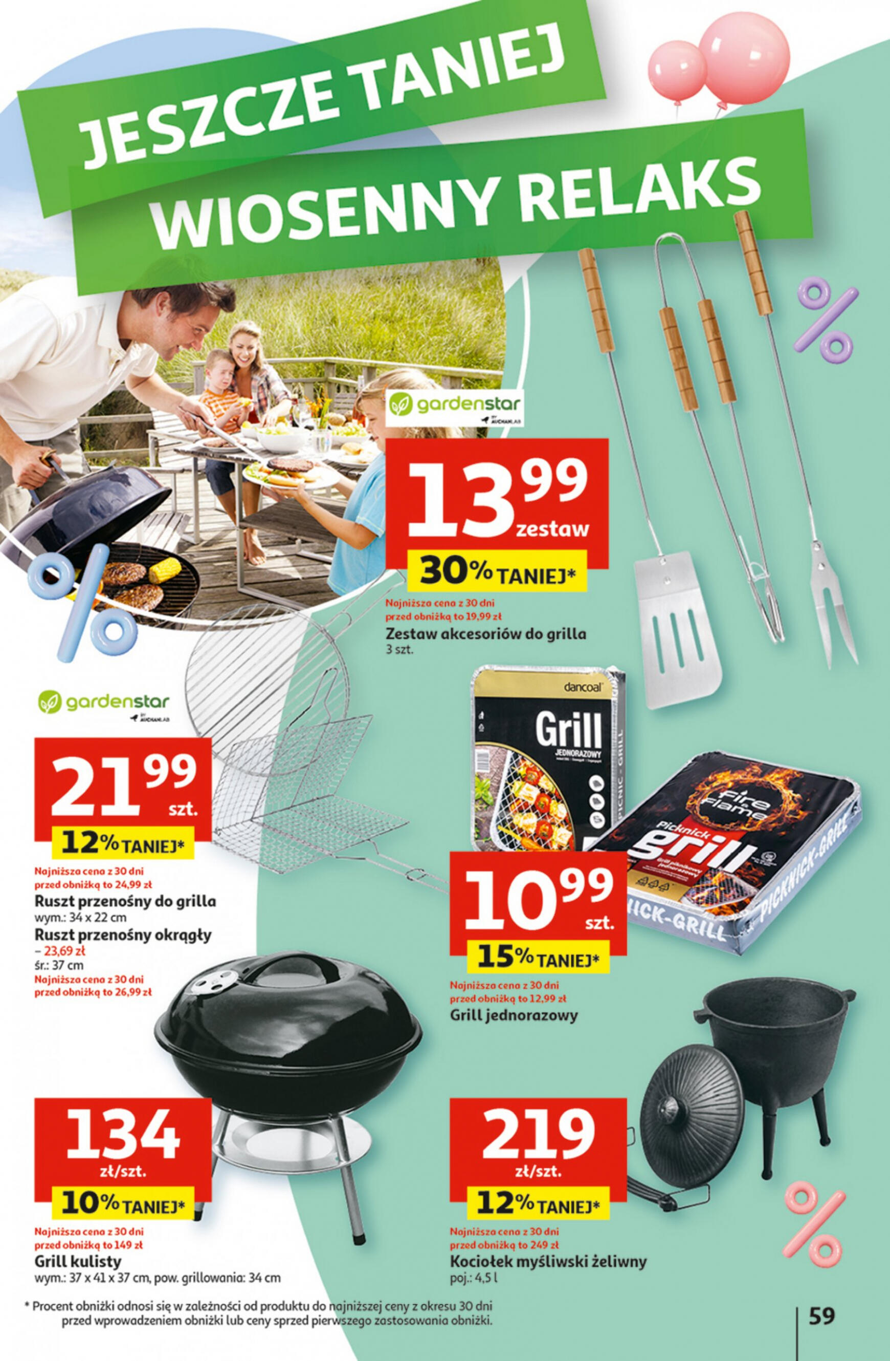 auchan - Hipermarket Auchan - Gazetka Jeszcze taniej na urodziny gazetka aktualna ważna od 02.05. - 08.05. - page: 59