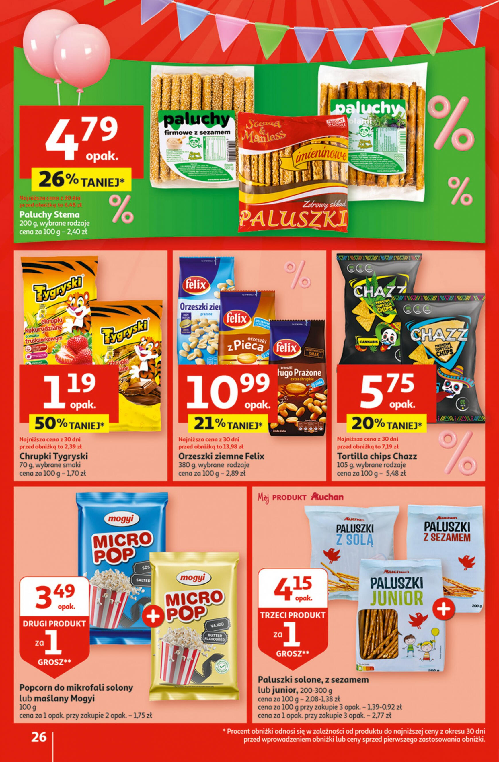 auchan - Hipermarket Auchan - Gazetka Jeszcze taniej na urodziny gazetka aktualna ważna od 02.05. - 08.05. - page: 26