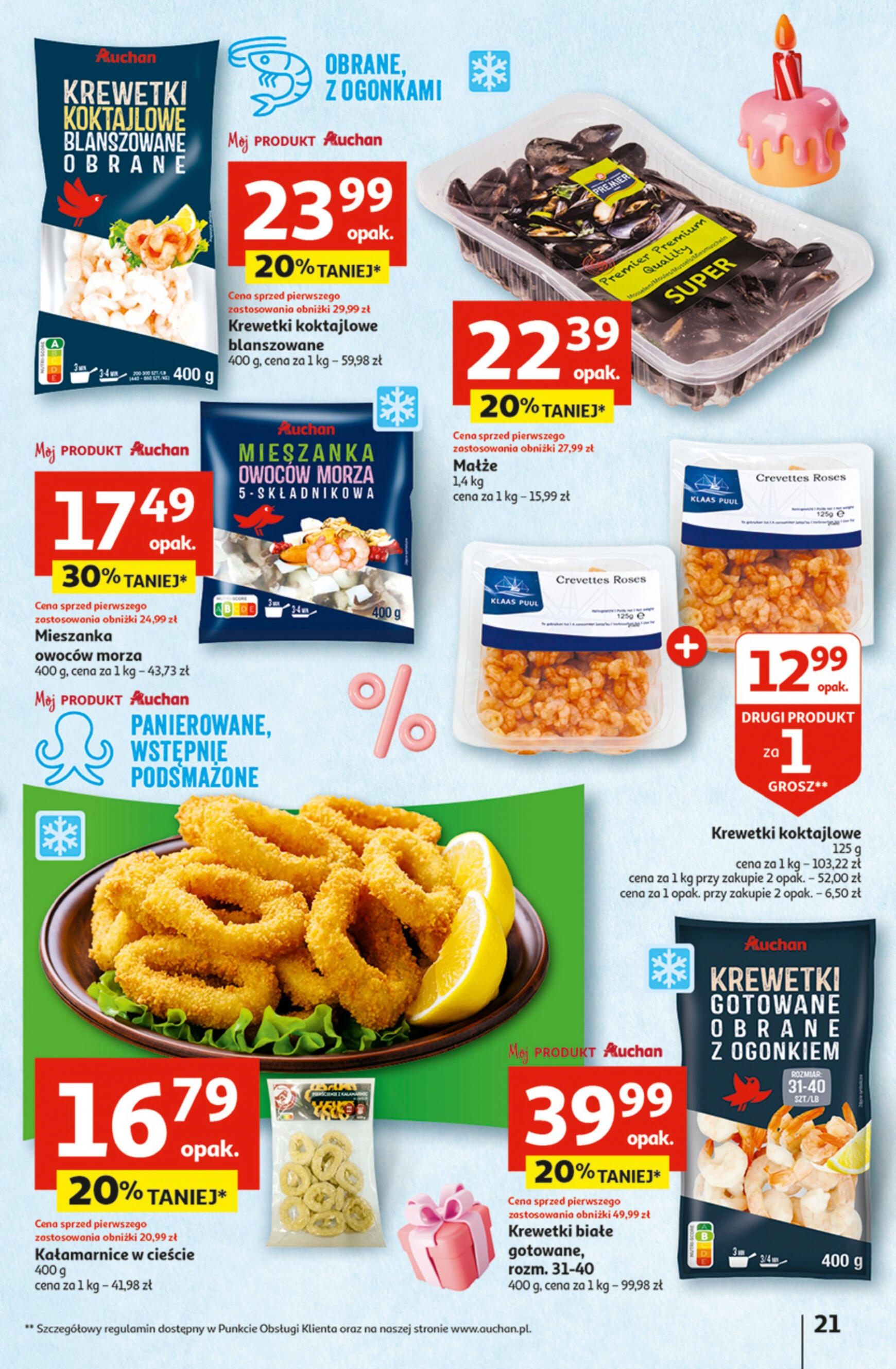 auchan - Hipermarket Auchan - Gazetka Jeszcze taniej na urodziny gazetka aktualna ważna od 02.05. - 08.05. - page: 21